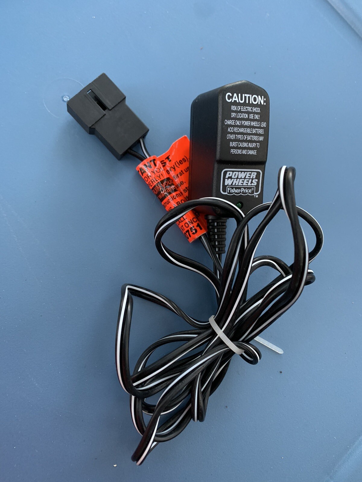 Power Wheels Fisher Price Power Cord Class 2 Battery Charger Model # 00801-1483