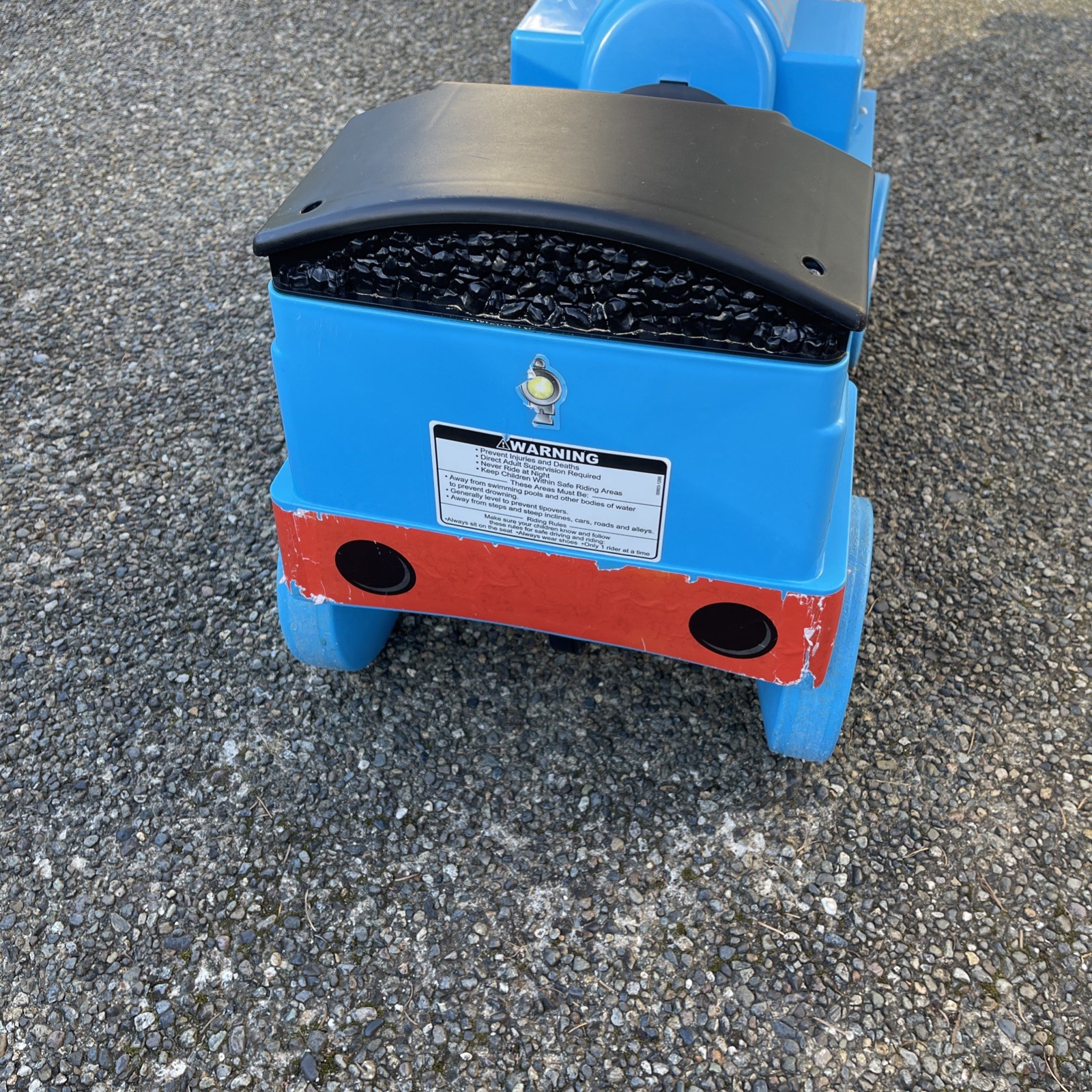 Fisher Price Power Wheels Ride-on Thomas & Friends Thomas *NO BATTERY*WORKS*READ