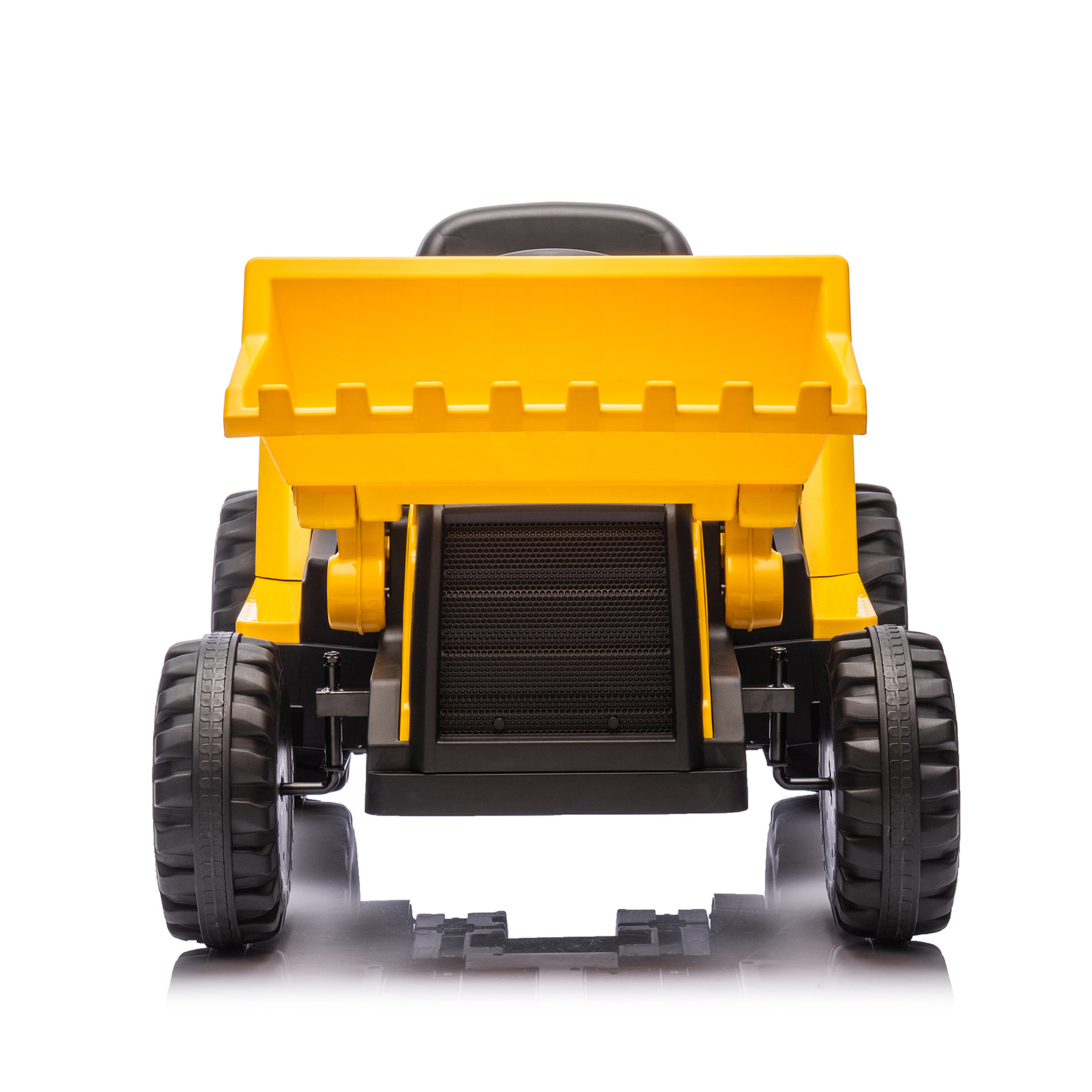 12V CAT Loader Kids Ride On Tractor Construction Car W/ Parental Remote Yellow