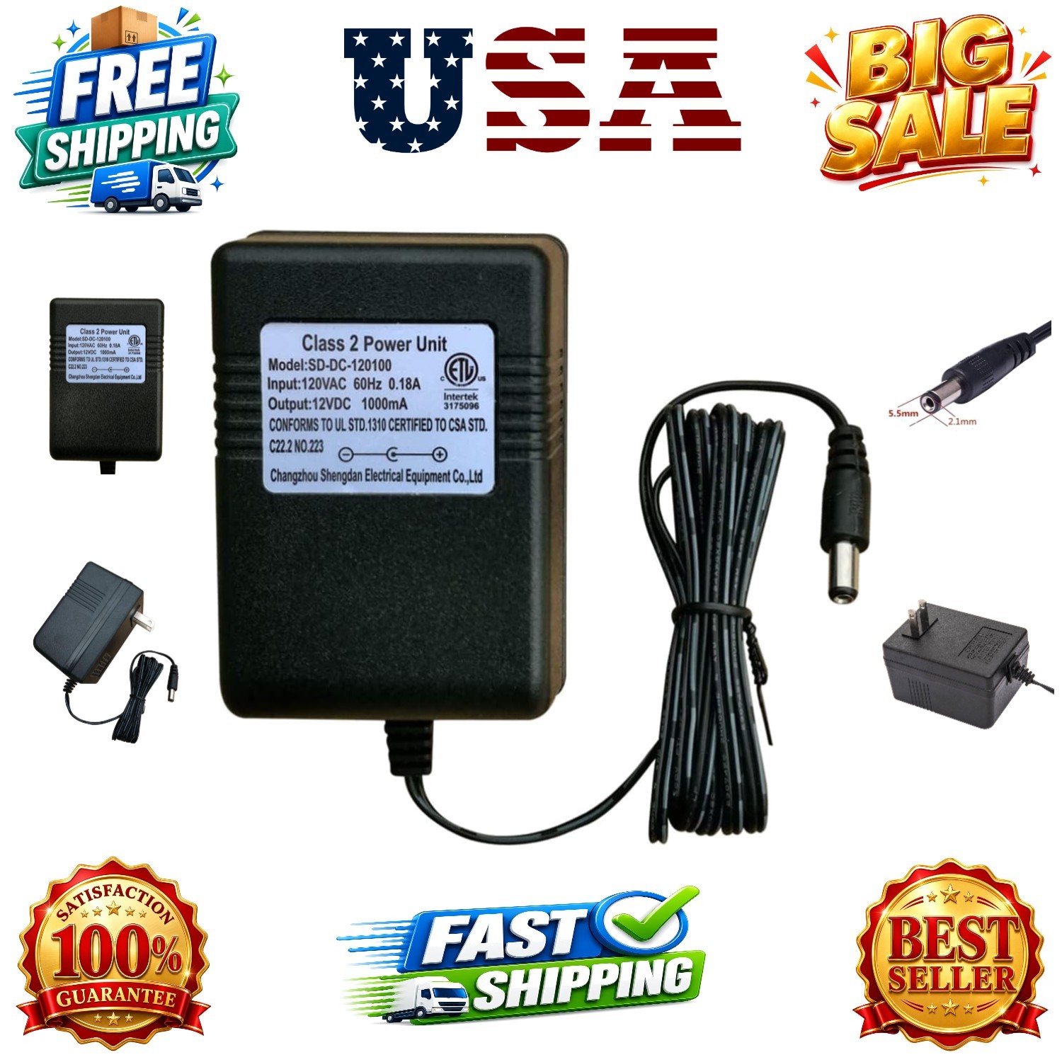 12 Volt Charger for 12V Kids Powered Ride On Car, 12V Charger for a Variety o…