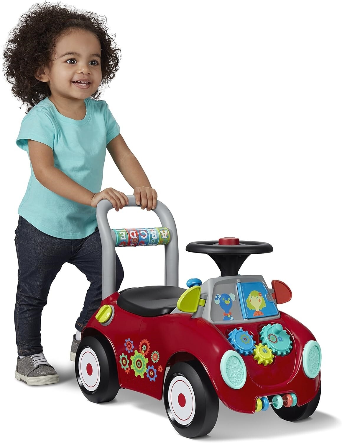 Carro Carrito De Empujar Para Niños Niño Niña Con Bocina Musica Almacenamiento