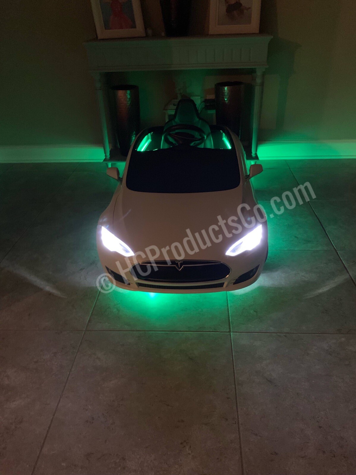 Bluetooth Controlled 20 inch LED Light Kit For Kids Electric Cars
