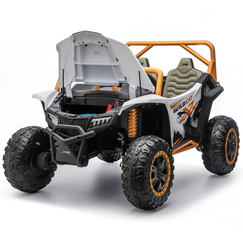 24V 4WD 2 SEAT KIDS RIDE-ON UTV CAR 580W 4 POWERFUL MOTORS,EVA TIRES,LED+ R/C