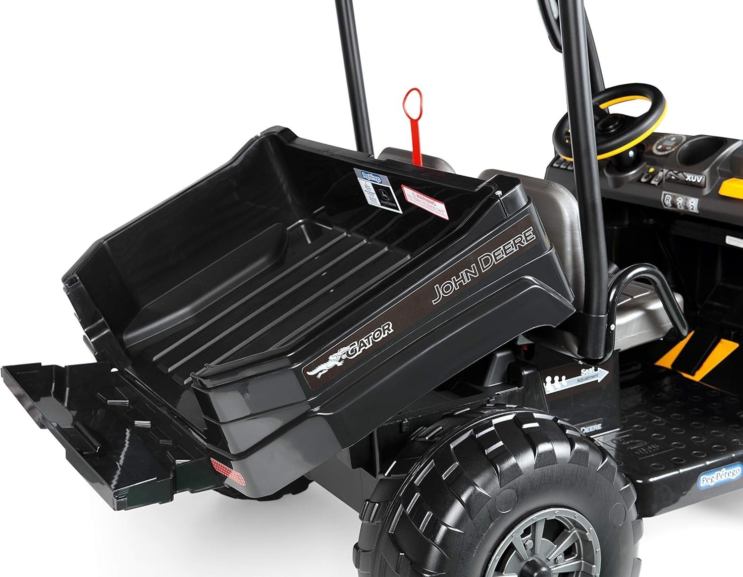 Peg Perego John Deere Gator XUV Midnight Black 12V Battery-Powered Ride-on