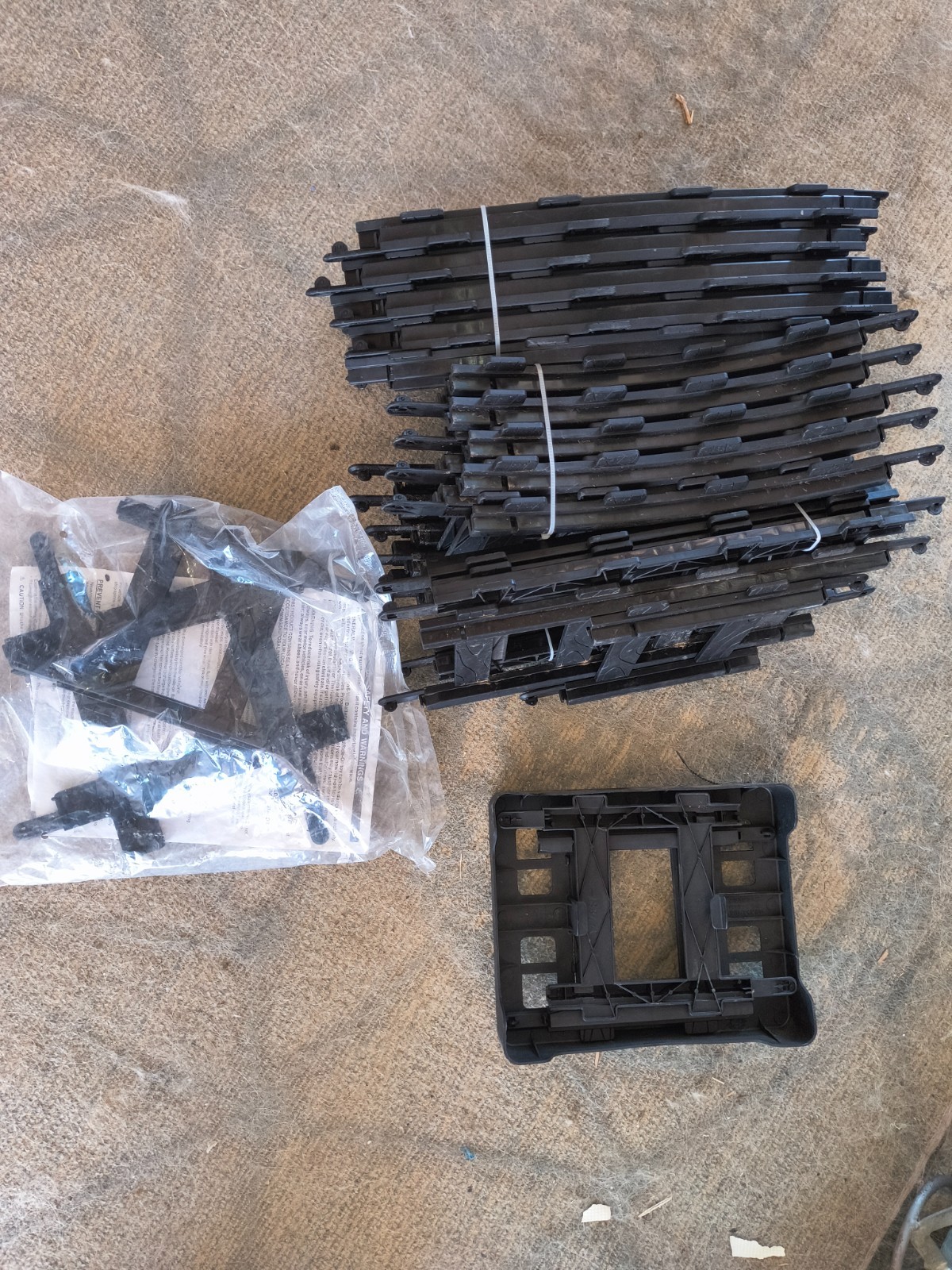 Kiddieland Disney Ride on Motorized Mickey Mouse Train TRACKS ONLY 27 Pc Black