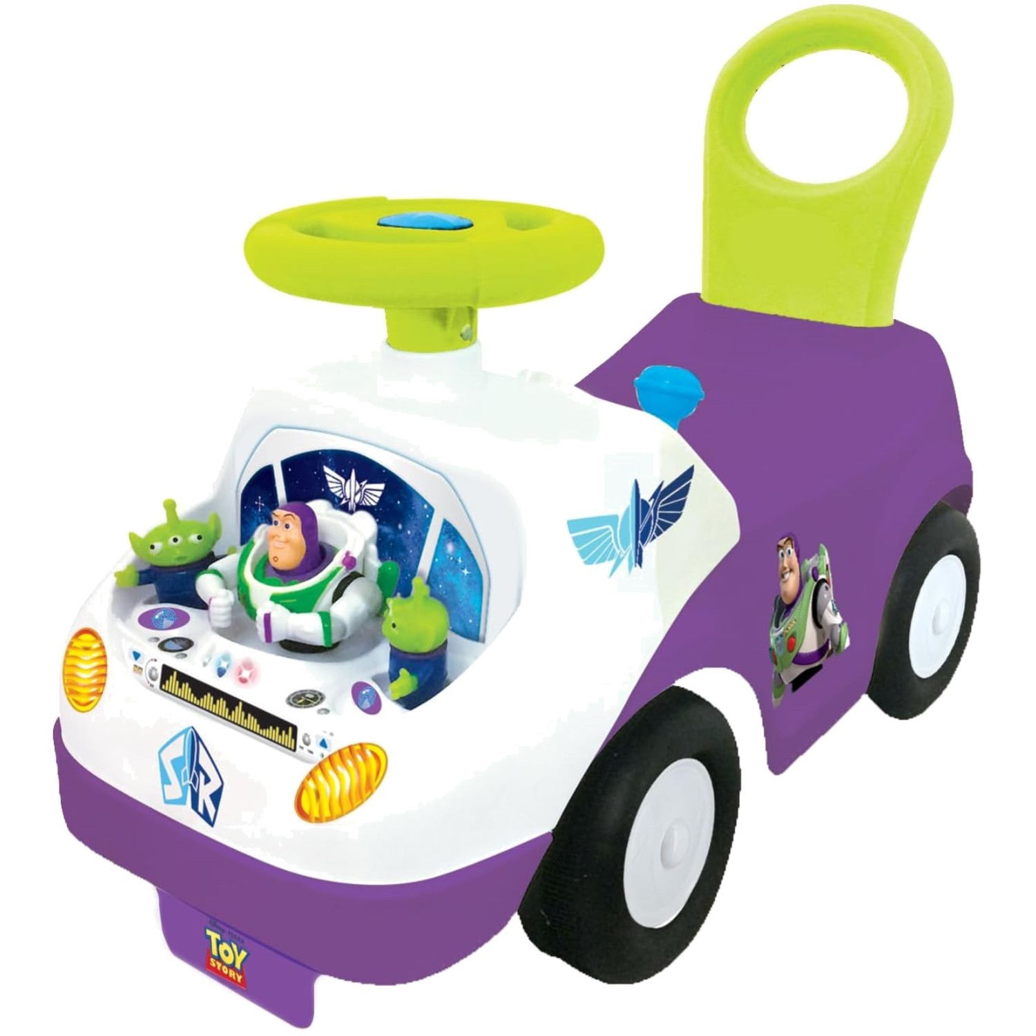 Durable Buzz Lightyear Ride-On with Interactive Dashboard