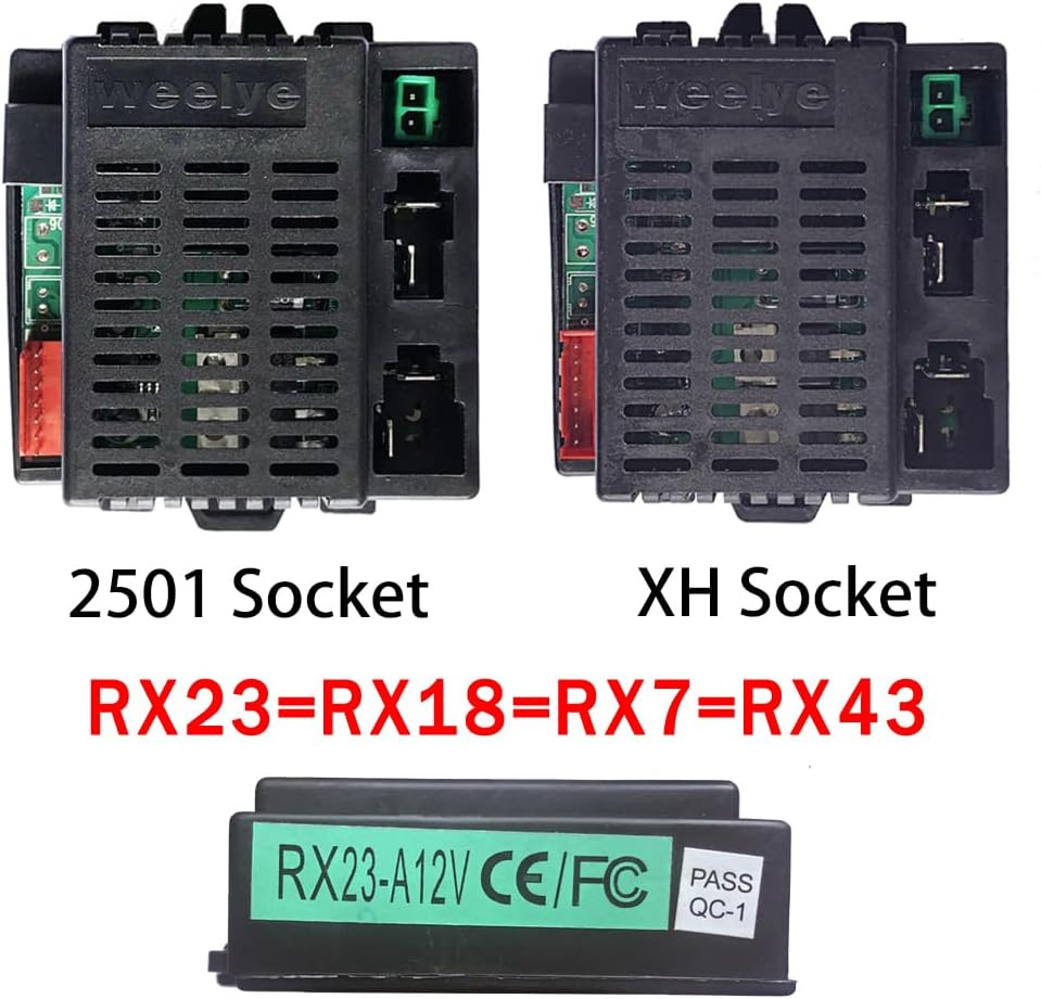 12Volt Weelye RX23 RX18 RX43 2.4G Bluetooth Receiver Control Box Speed Controlle