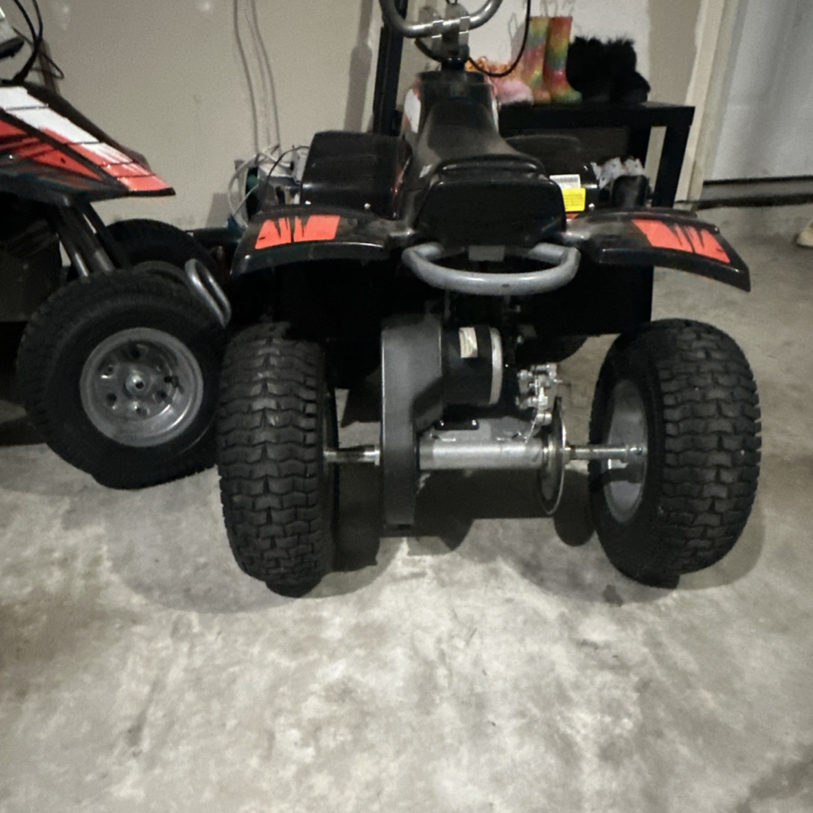 Razor Battery Operated Ride-On Quad ATV Black/Red for Ages 8-11