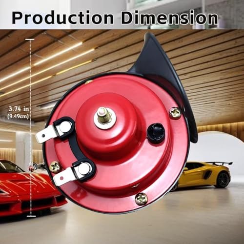 300DB Super Loud Train Horns, 12V Waterproof Air Horns Replacement Kit, Car,
