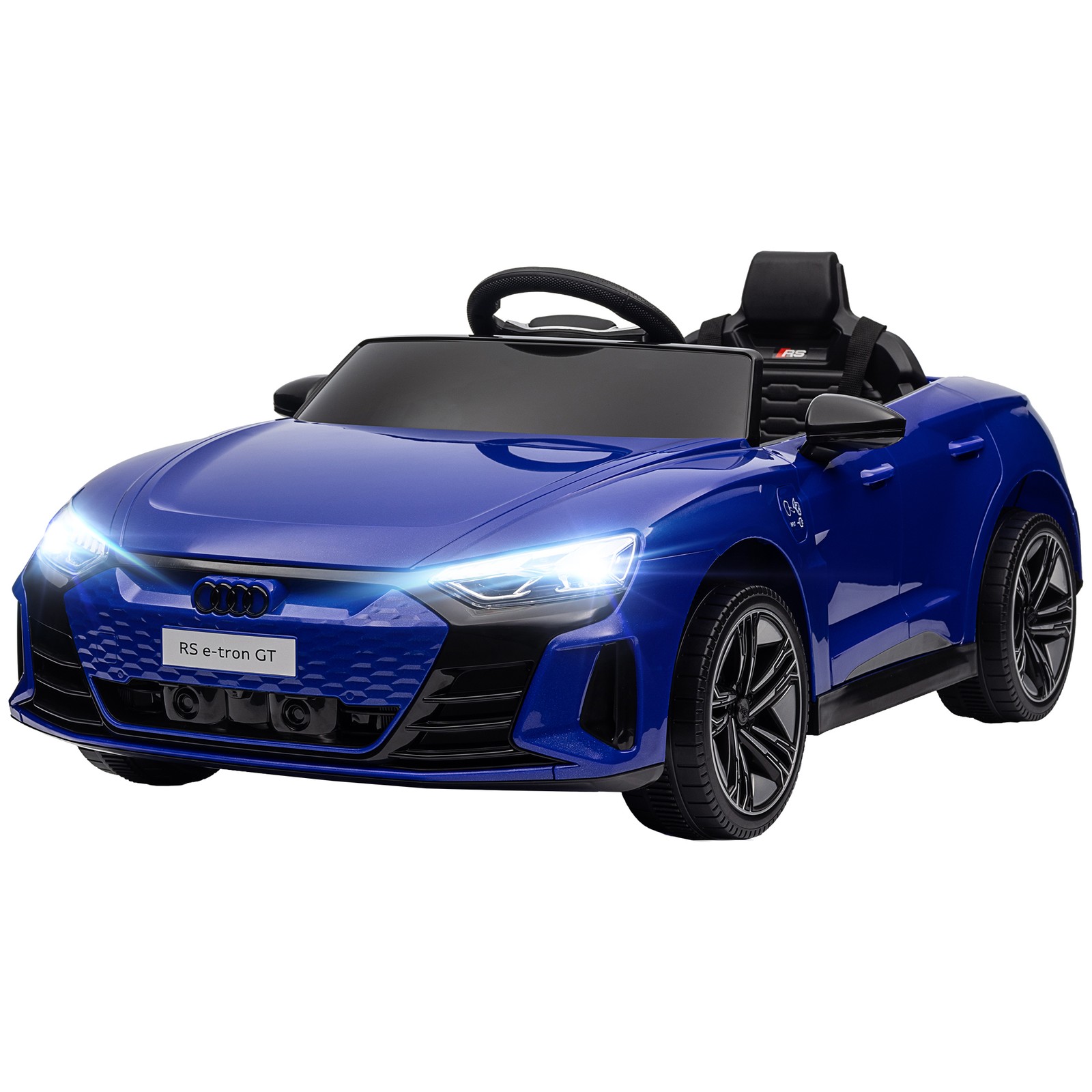 12V Kids Electric Ride On Car, Licensed Audi RS e-tron GT, Dark Blue