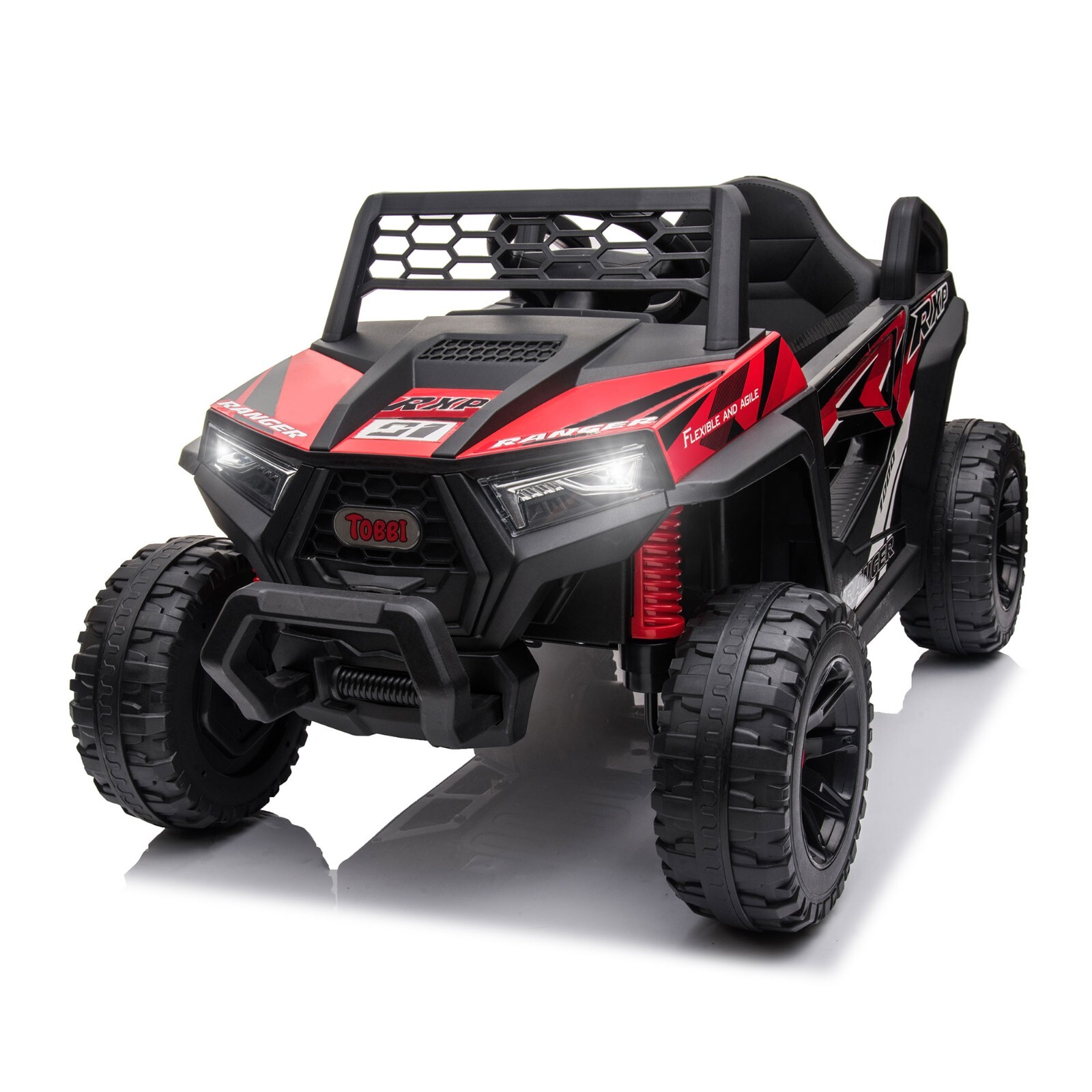 12V Kids Electric Ride on Off-Road UTV Battery Powered Truck with LED Headlights