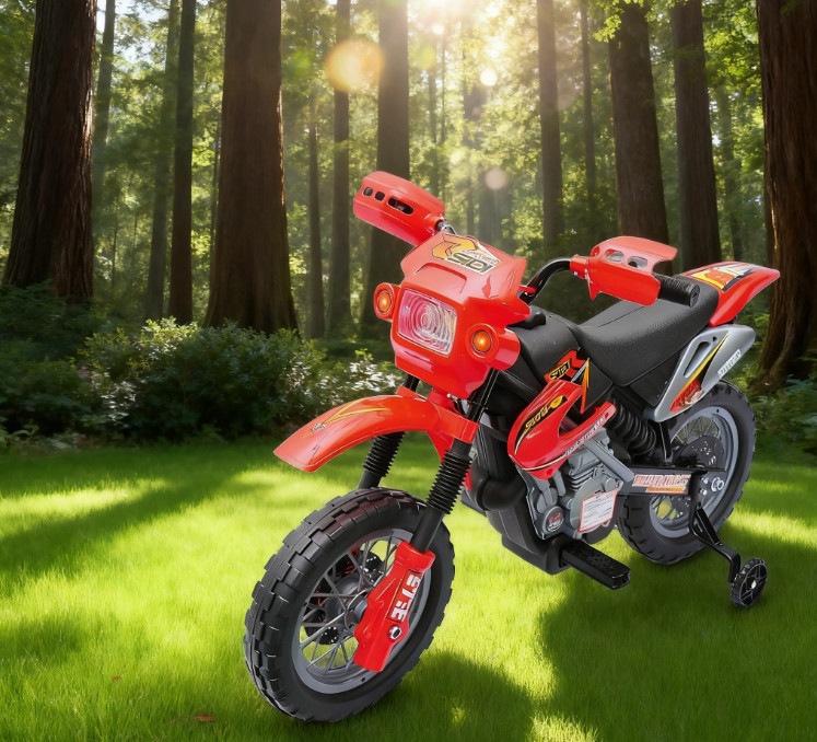Kids Electric Dirt Bike, Battery-Powered Ride-On Toy, Off-Road Motorcycle