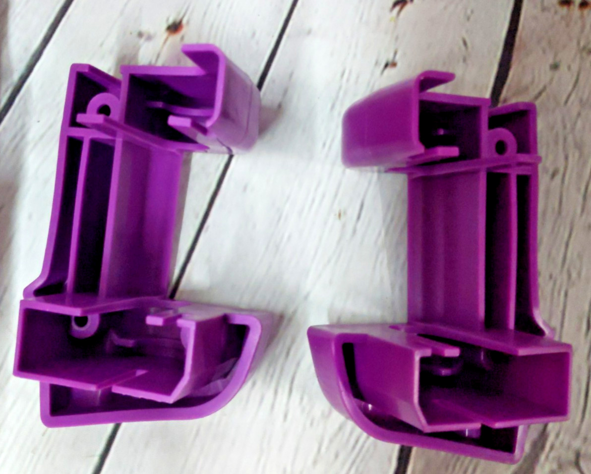 Genuine Power Wheels Barbie Jammin Jeep Doors and Hinges Purple