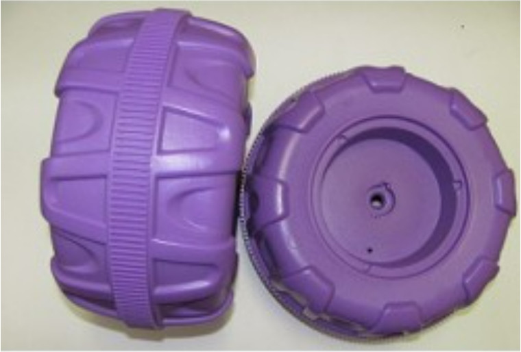 Dynacraft Purple Disney Princess Wheel Set of 2 Part # FUSGL0566-2070