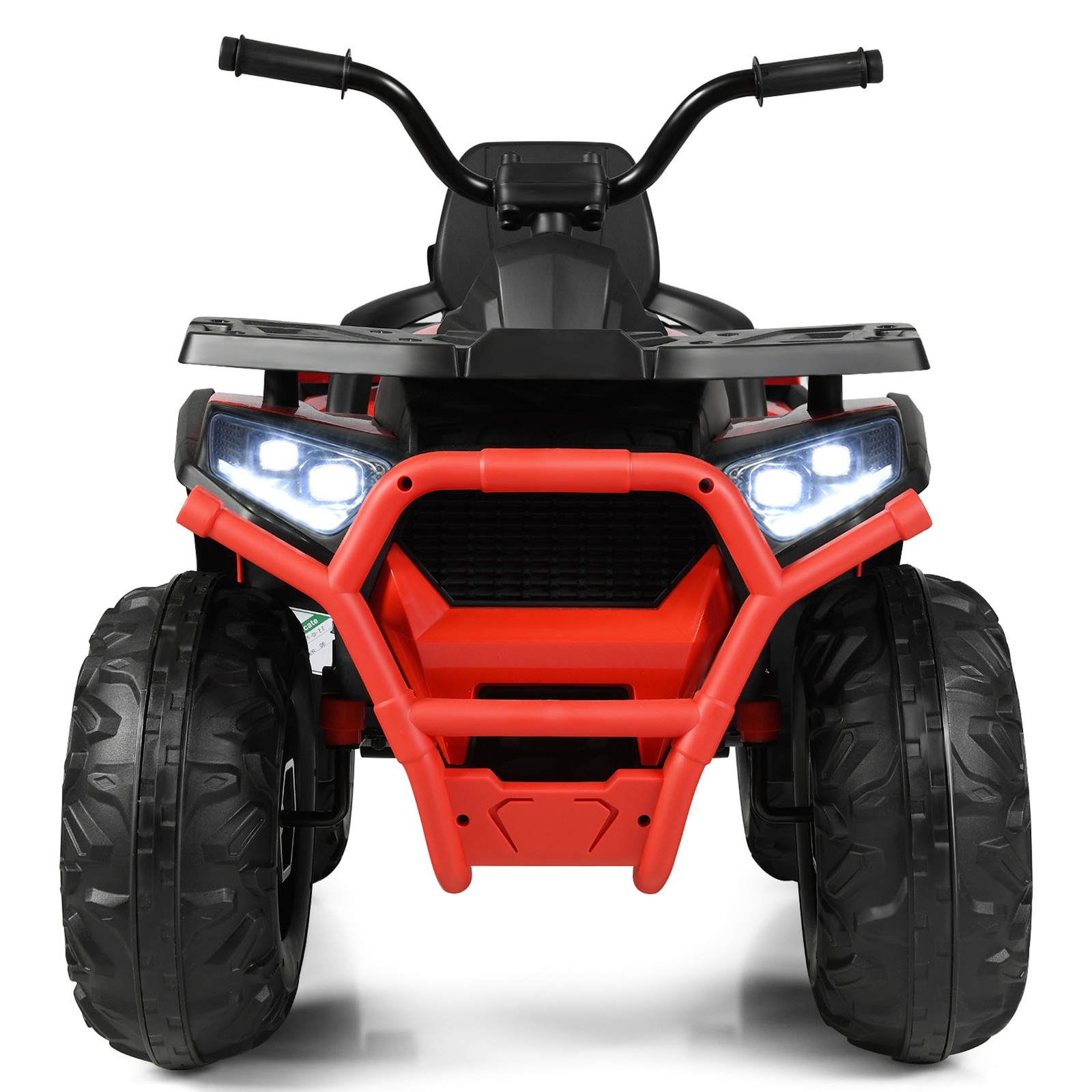 12V Electric Kids Ride On Car ATV 4-Wheeler Quad w/ LED Light Red