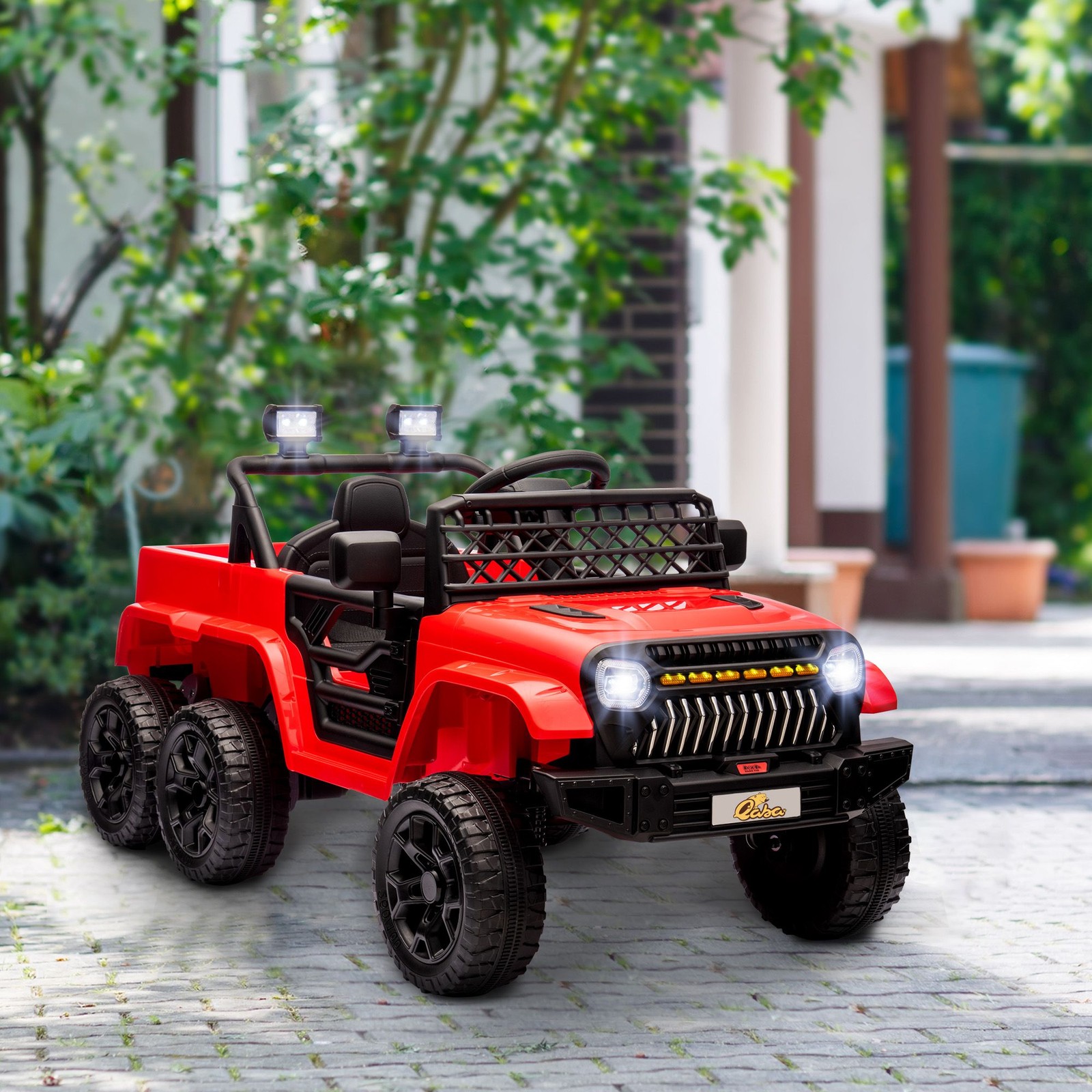Rugged 12V 4×4 Kids Electric Car with Solid Steel Frame Safety Belt