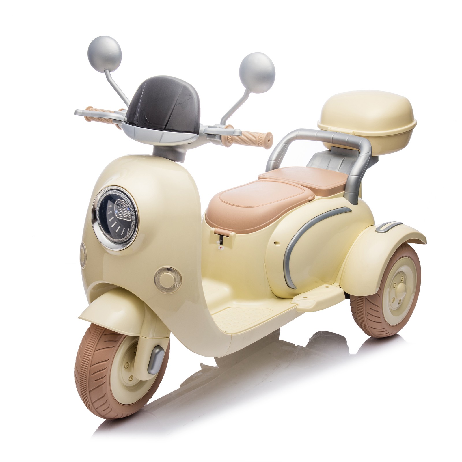 12V Two Motors Kids Ride On Level Up Two-seater 3 Wheel Toy for Kids 3-6