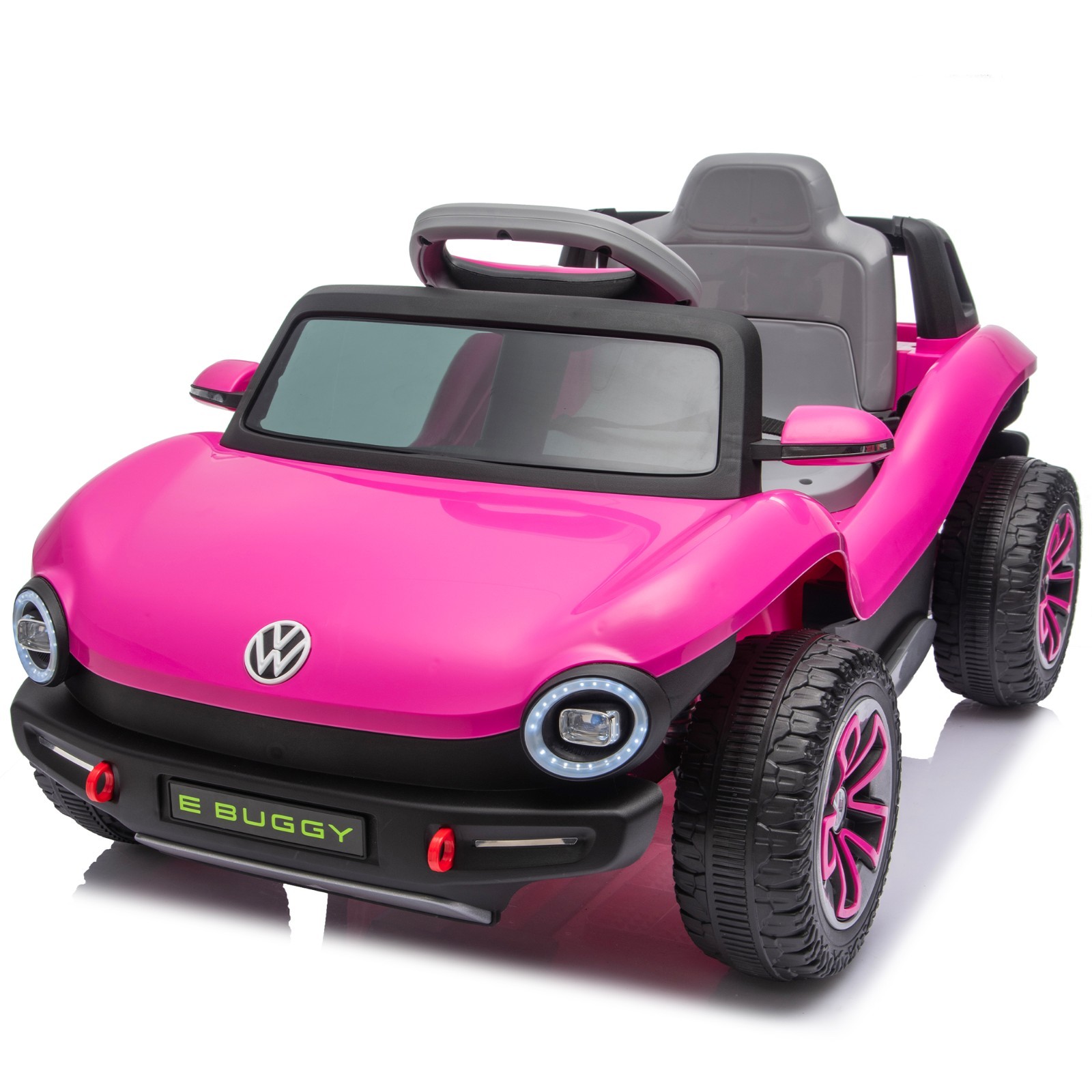12V Kids Ride On Car w/Remote Licensed Volkswagen Beetle Electric Car 1.5-2.5MPH