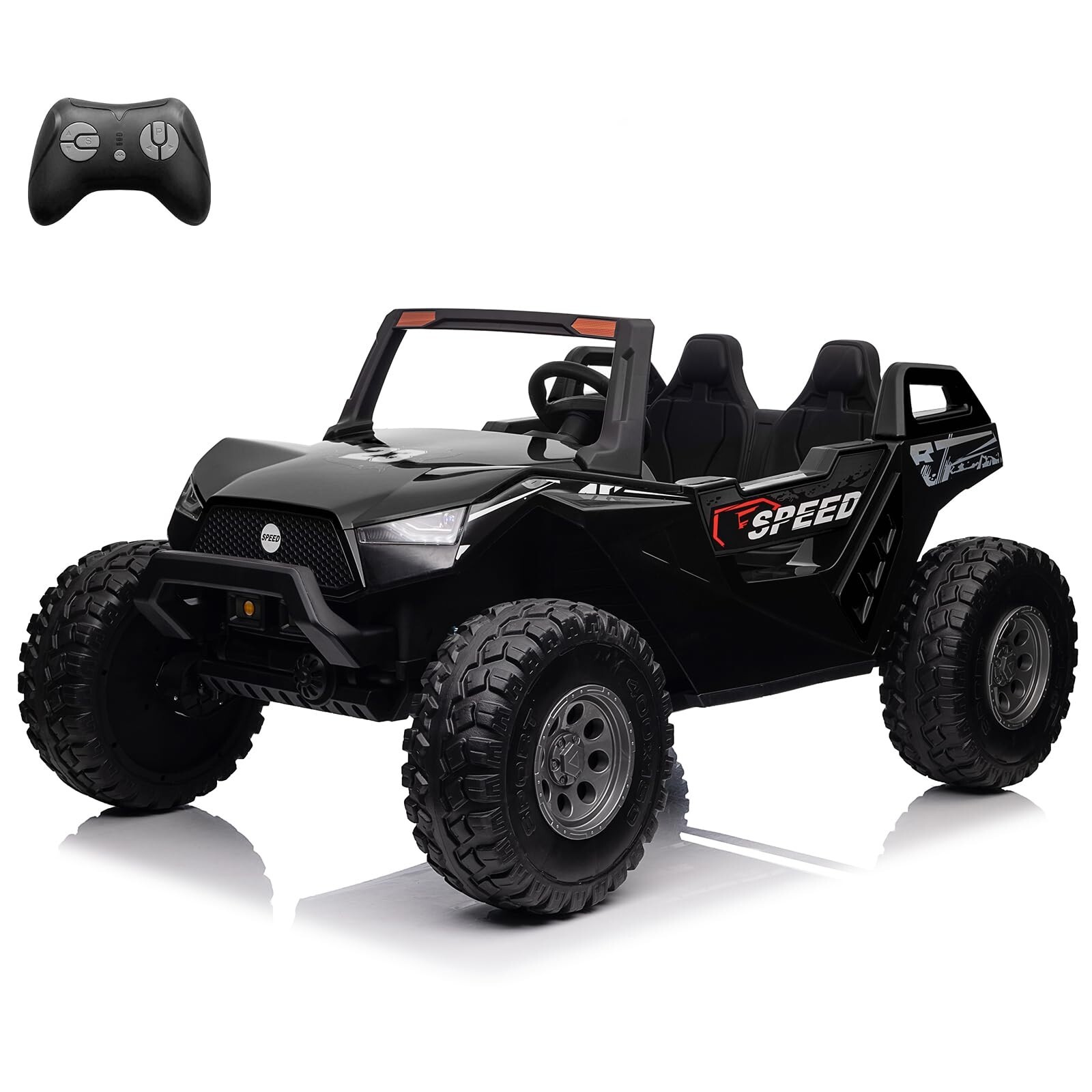 24V Ride on UTV Car Electric Toys 4WD Off-Road Quad W/Remote For Kids Gift