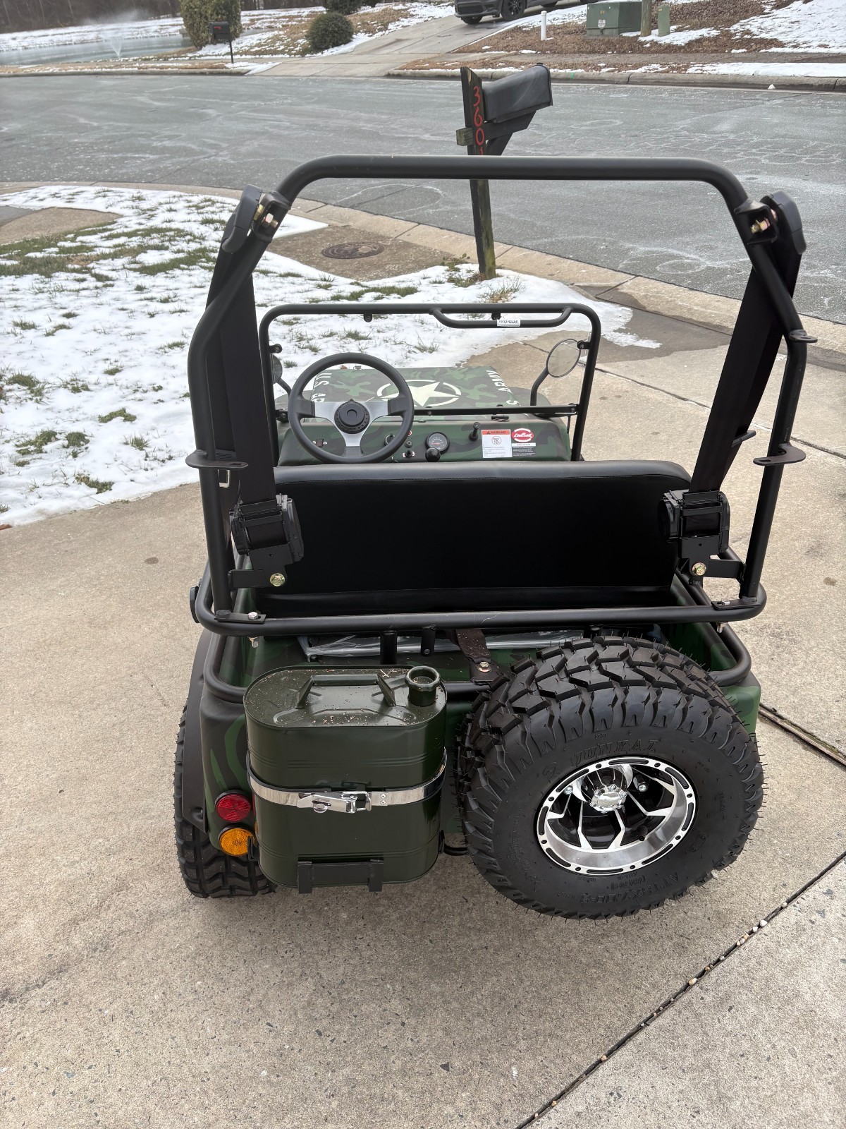 Kids Gas Powered 125CC Ride-On ATV Quad – 4 Wheeler Toy Vehicle Outdoor