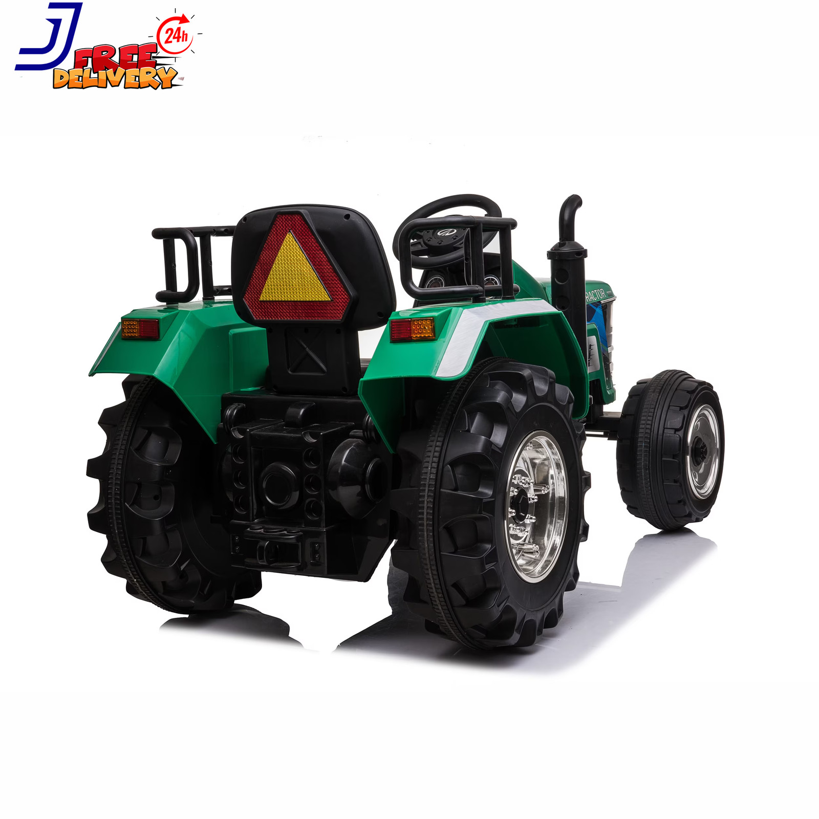 Blazin’ Wheels 1 Piece 12V Battery Op. Rideon Big Wheel Tractor Unisex Toy