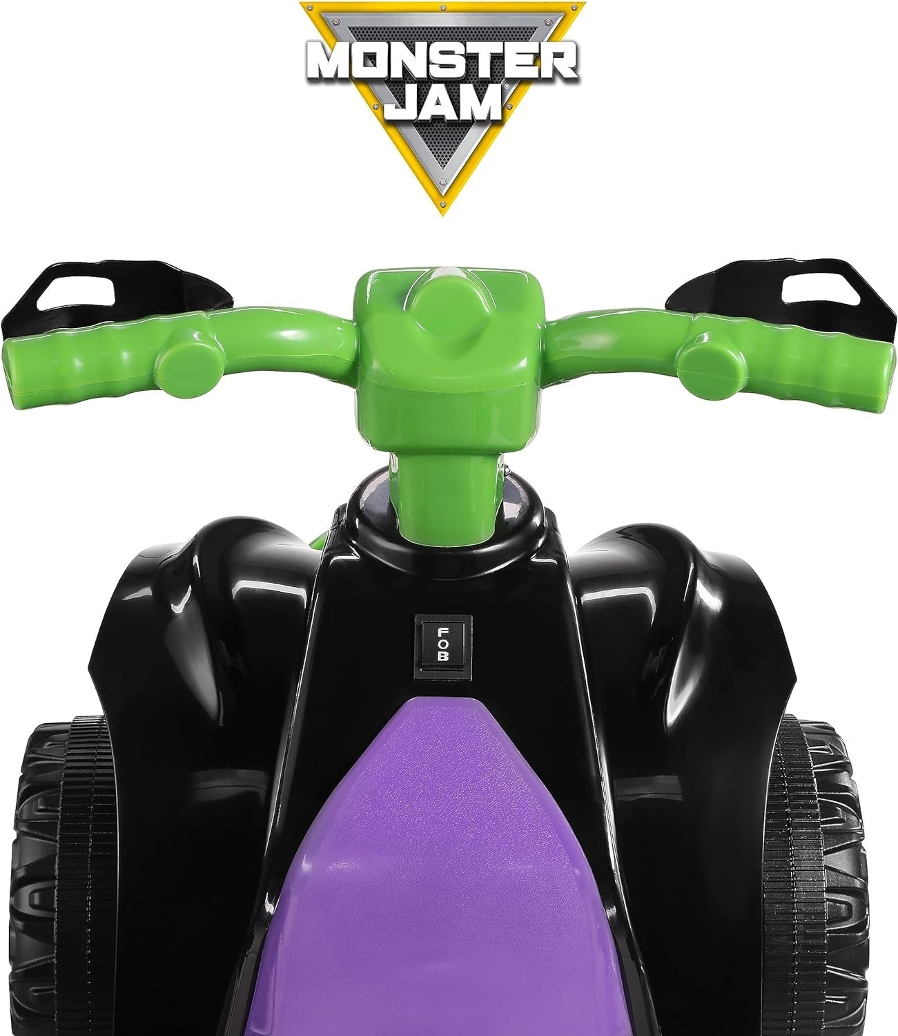 Monster Jam 6V ATV Quad for Kids – Powerful and Safe Ride-On Toy with Recharg…