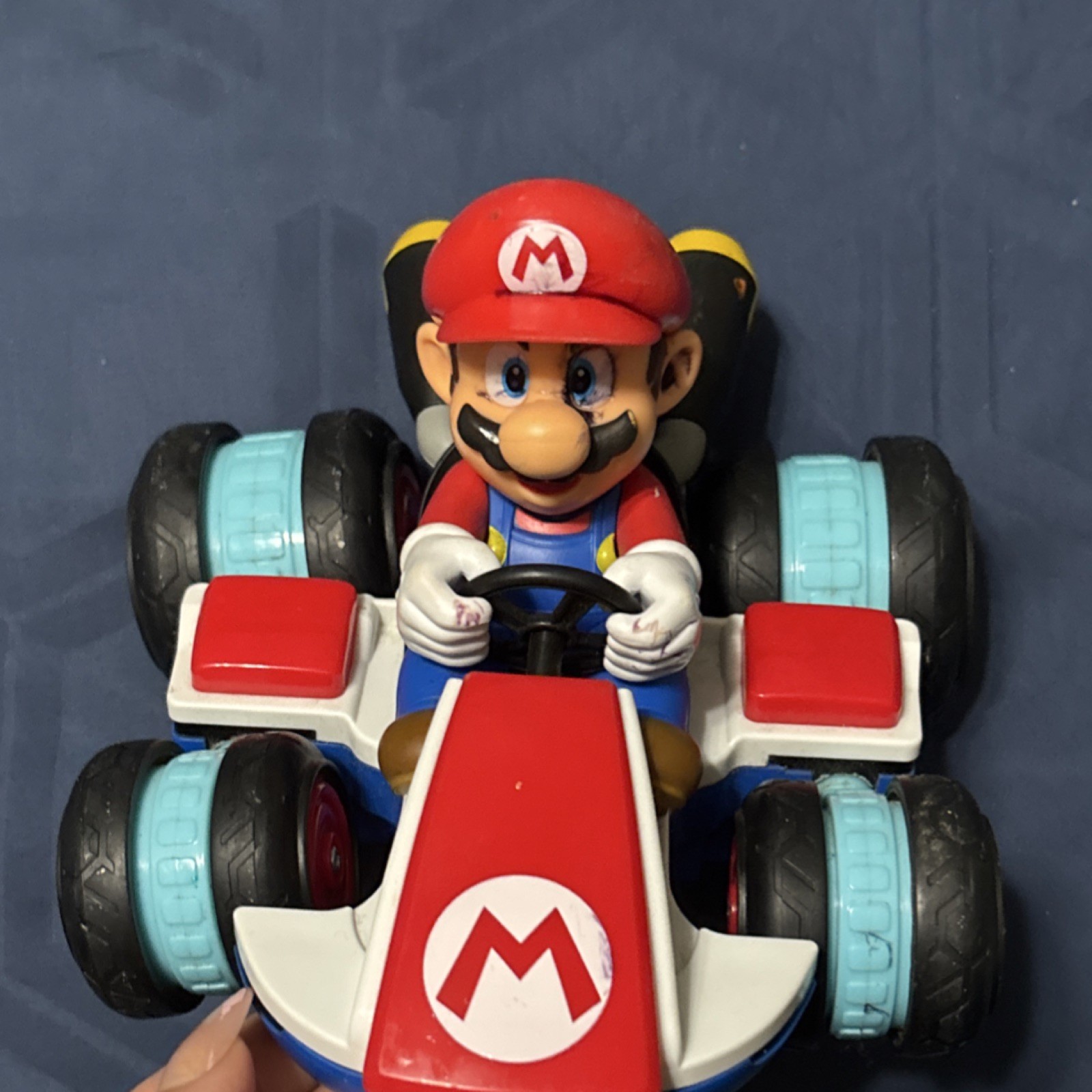 Jakks Super Mario Battery Operated Ride-On Toy Vehicle Red Blue Used