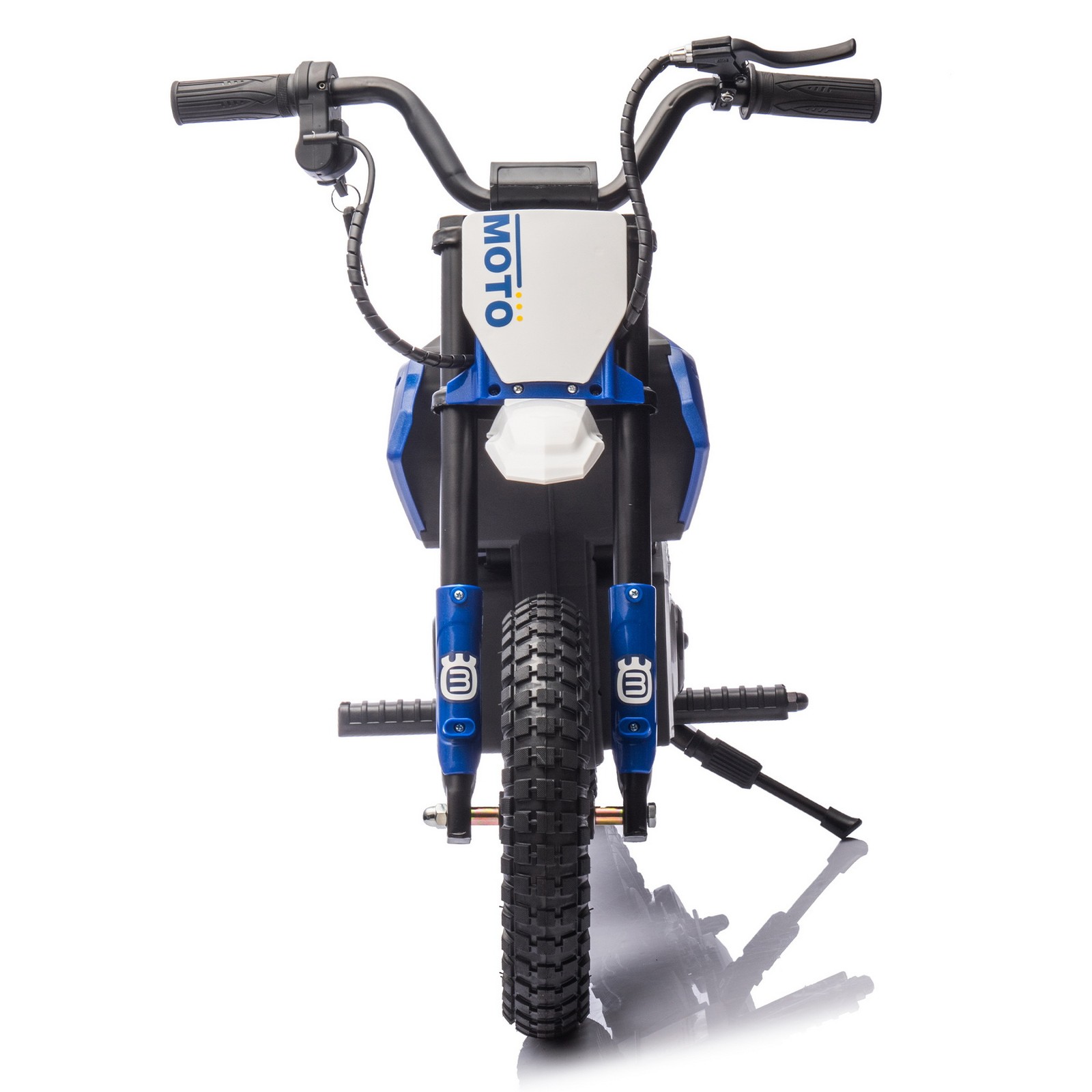24V Kids Motocross Electric Motorcycle 200W Hub Motor Ride-On Bike LED Music Toy