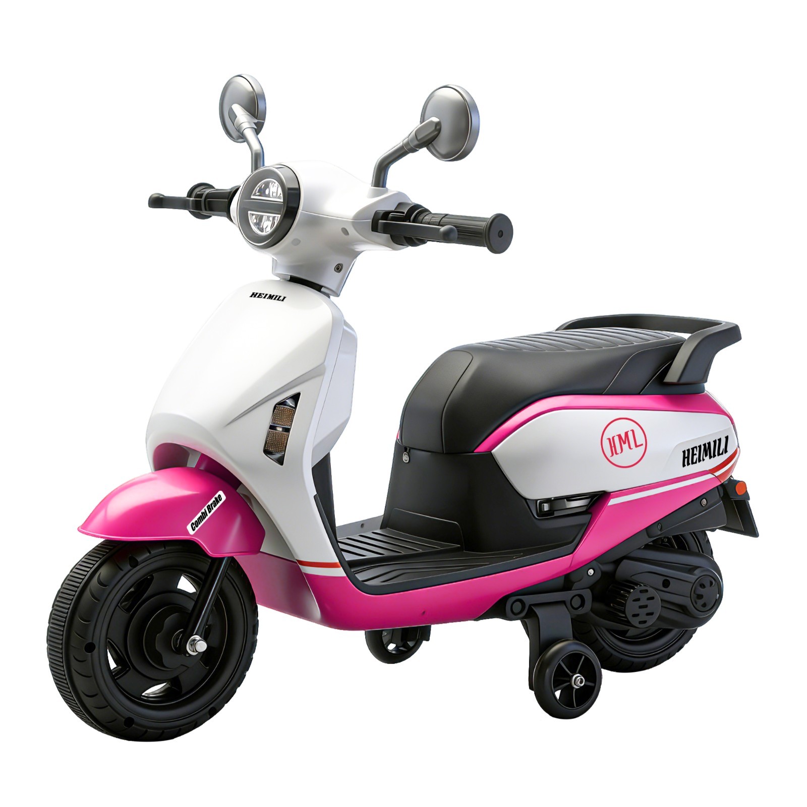 6V Kids Electric Motorcycle ride on Motorbike Age for 1-4 w/ Training Wheels LED