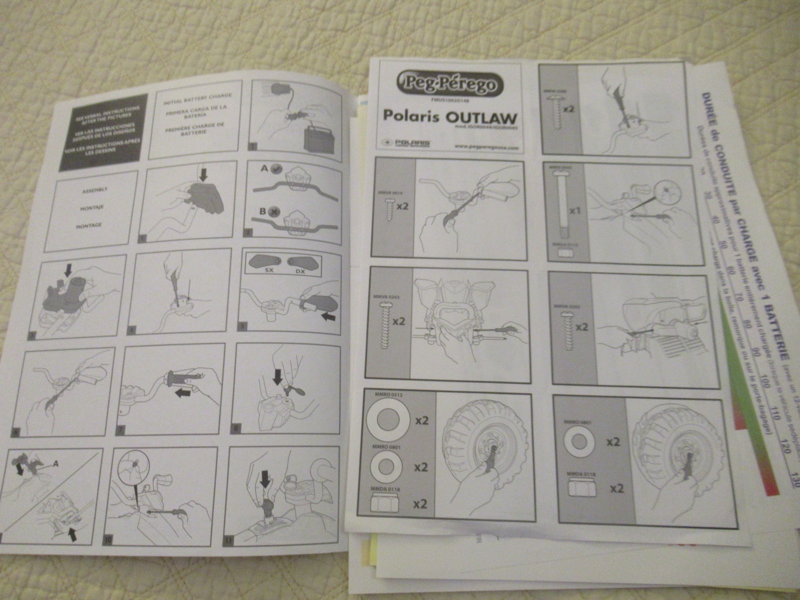 Peg-Perego Polaris Outlaw 12-Volt Manual (Model Numbers IGOR0045 & IGOR0044)