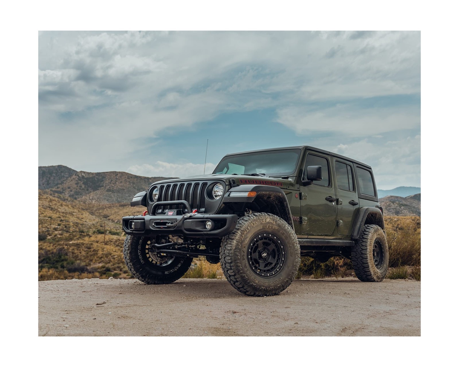 17in Wheel Fit For Jeep Wrangler JK JL, 17×9 5×5, +12mm Offset, Black