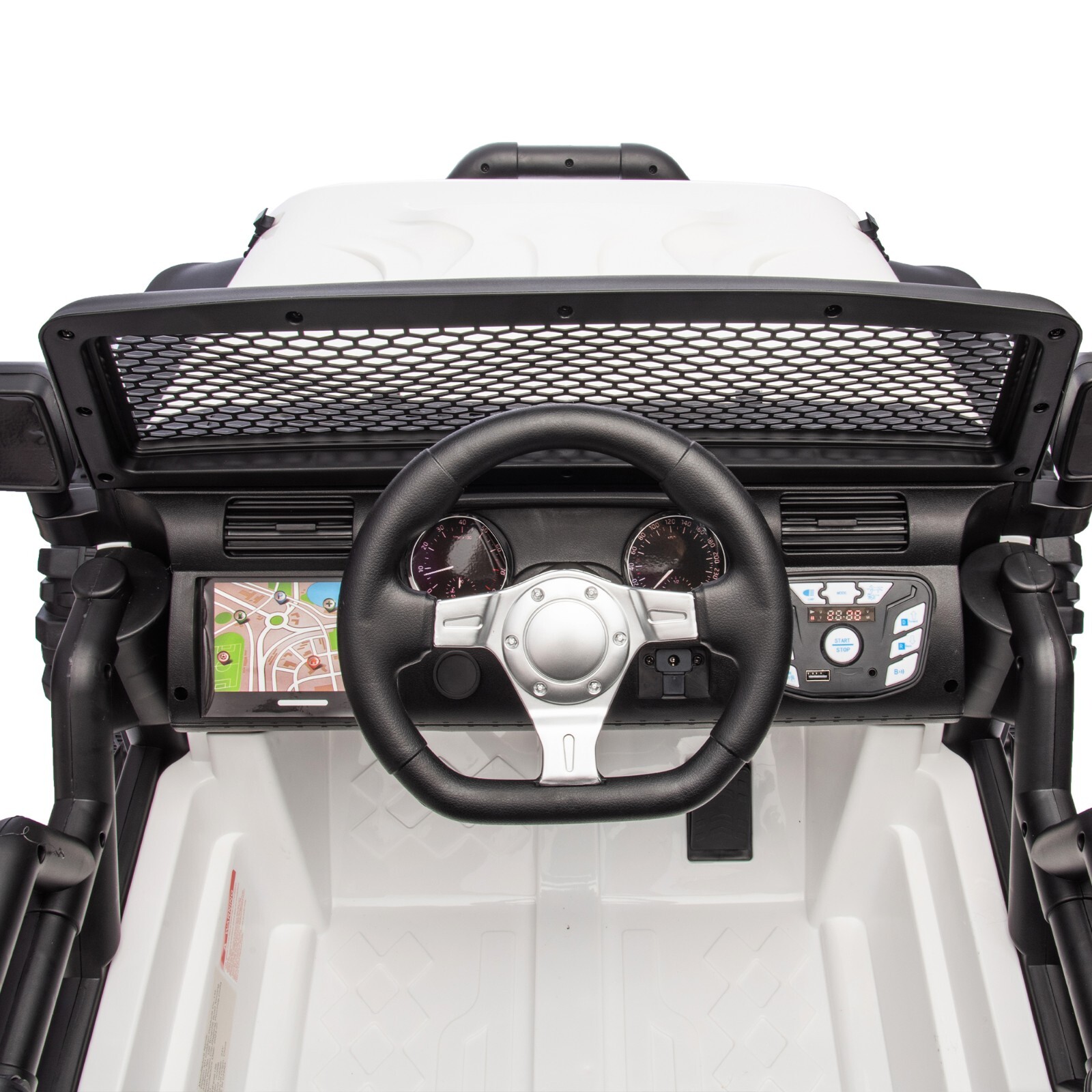 2 Seaters Ride on Car for Kids 24V Electric Truck Toy with Remote Control 400W
