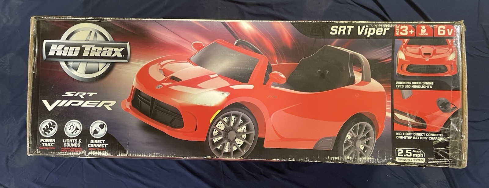 KidTrax 2013 SRT Viper 6 Volt Ride-On Car – Target Exclusive RED Pacific Cycle