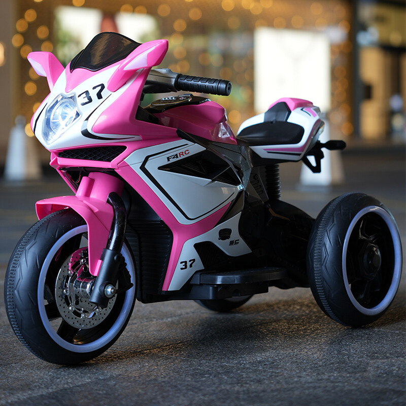 6V Kids Electric Motorcycle/Electric Ride-On Motorcycle for 3-4 Years Old Girls