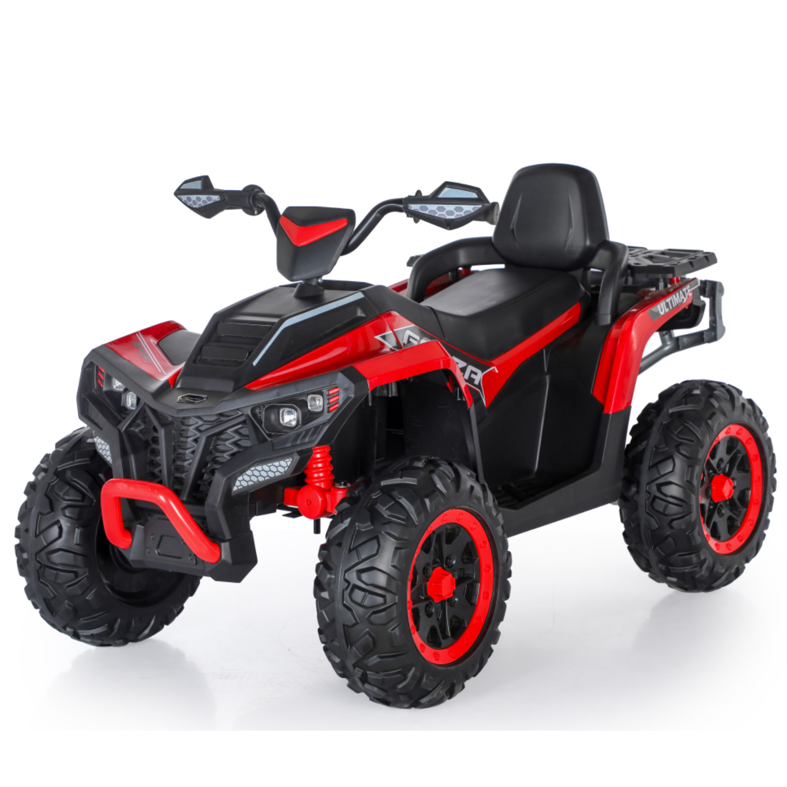 Kids ATV 4 Wheeler 24V 4WD Electric ATV Ride On Toy for Big Kid w/ 2-Seater 6Mph