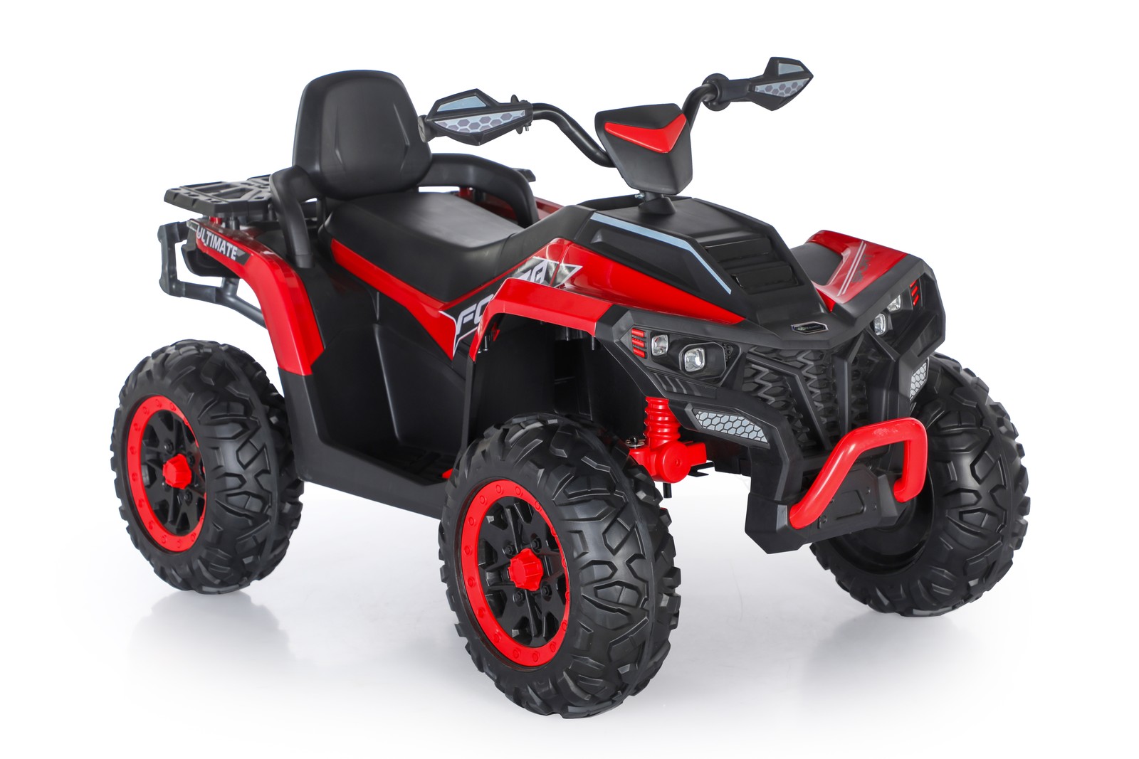 Kids ATV 4 Wheeler 24V 4WD Electric ATV Ride On Toy for Big Kid w/ 2-Seater 6Mph
