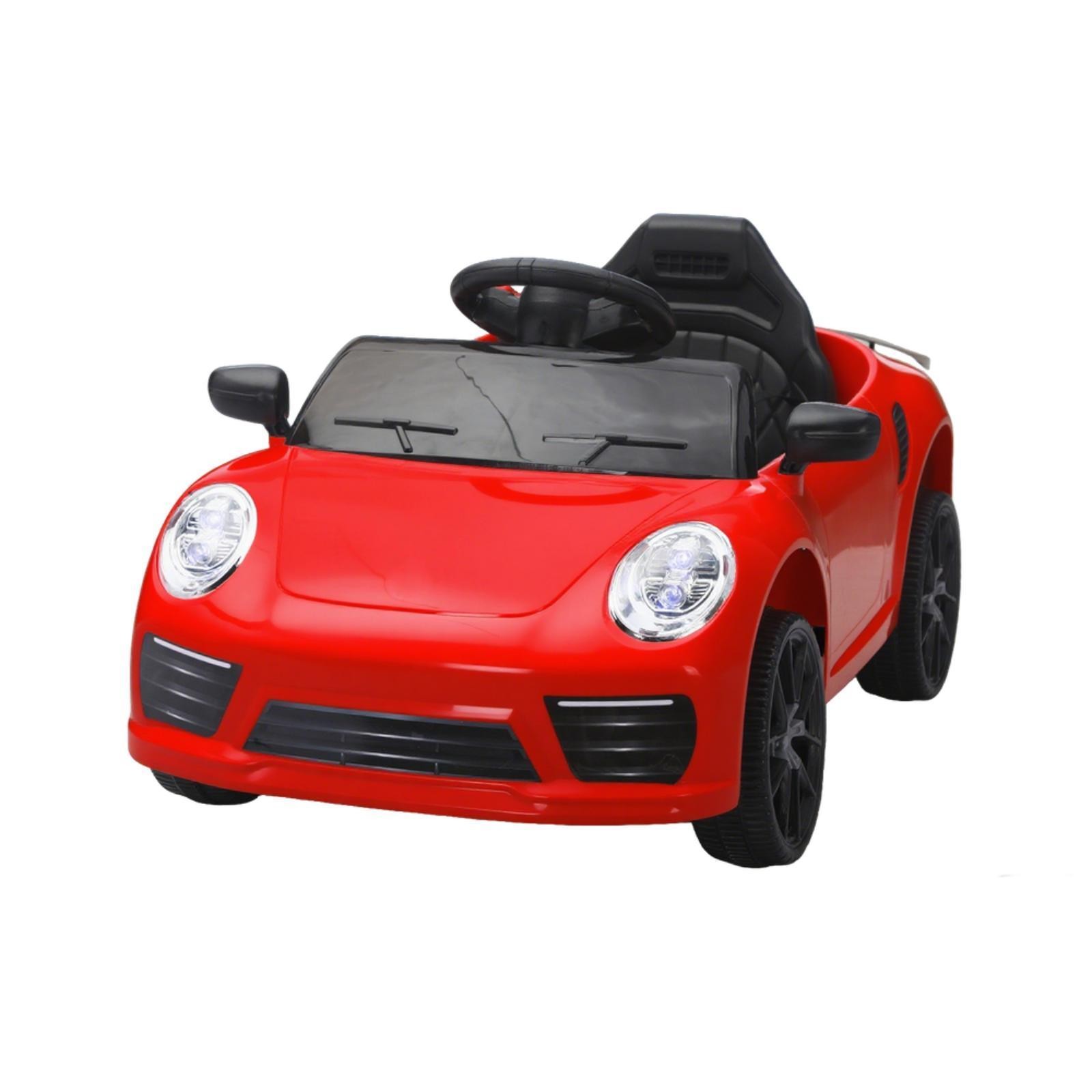 Electric Car Children Multifeature Control Ride Toy Seatbelt Door Fun for Baby