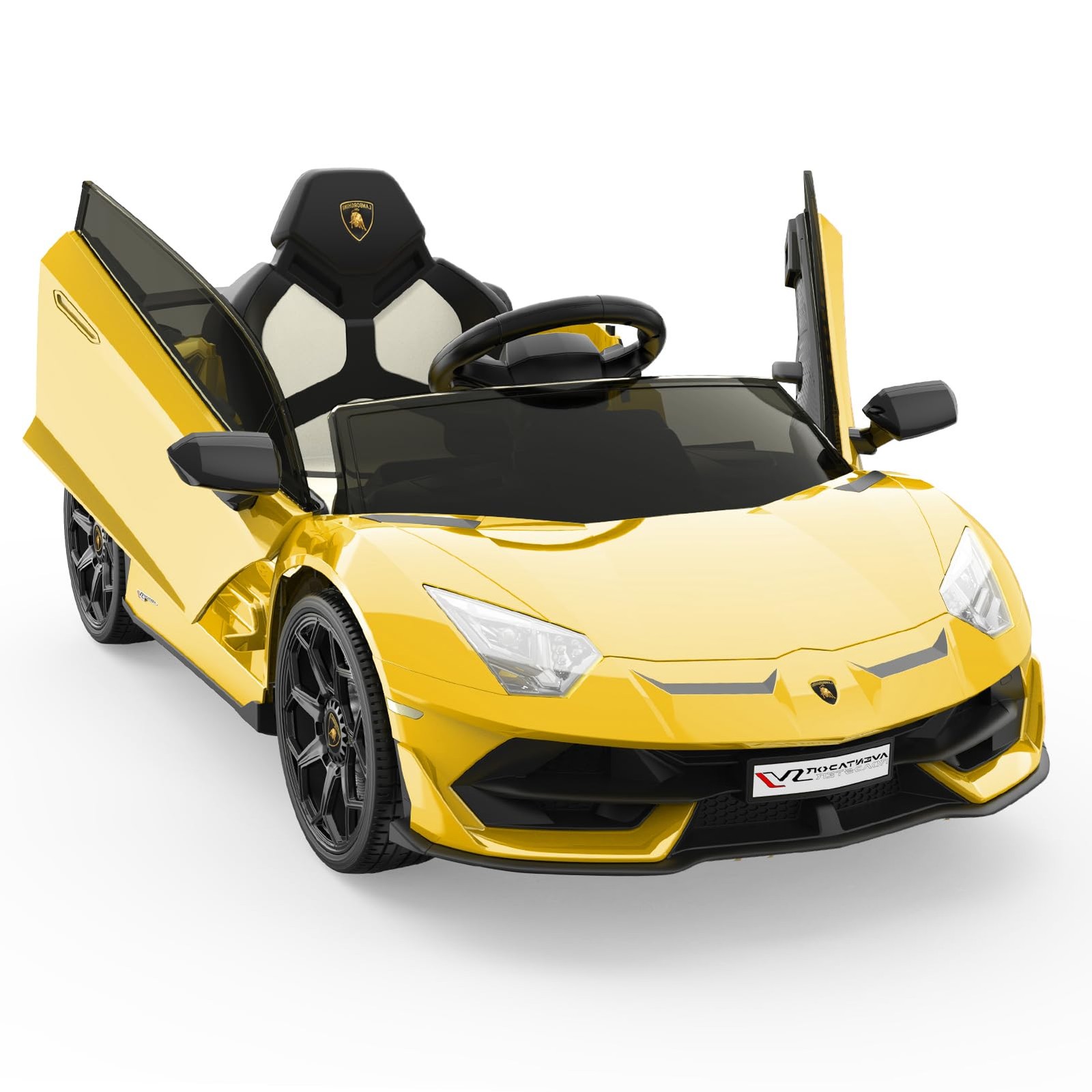 For Boys And Girls Daily Play Licensed Lamborghini 12v Kids Electric Ride-on Car