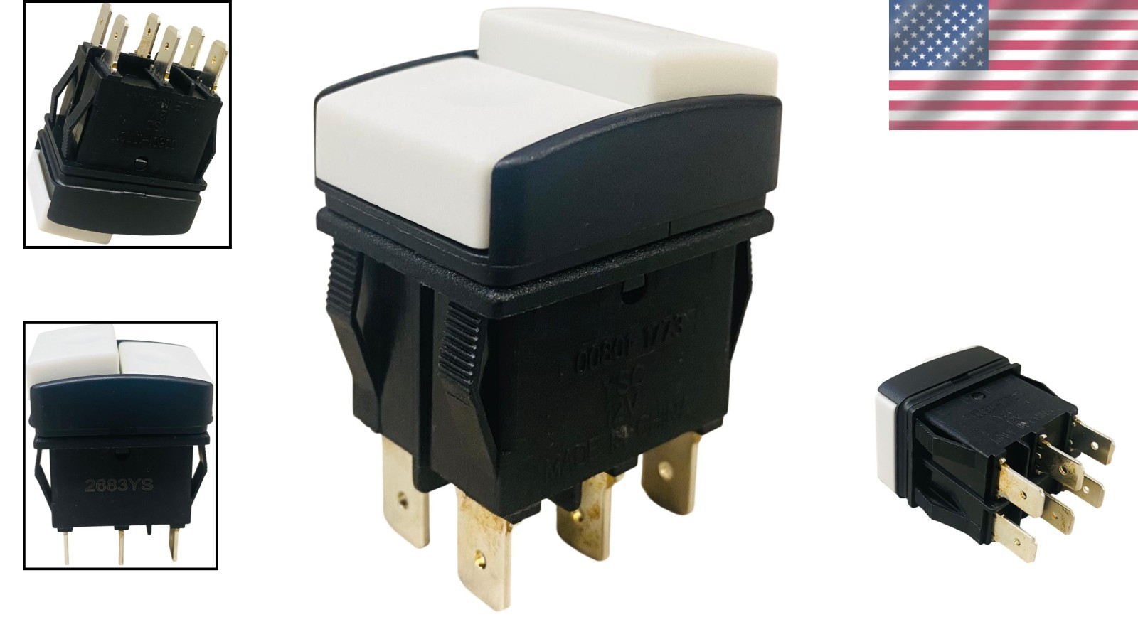Durable Forward/Reverse Push Button Electronic Switch – Lightweight Design
