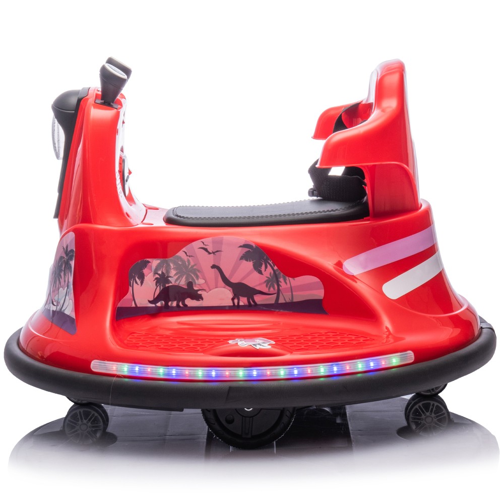 12V Kids Ride On Bumper car W/Parents control,Rotate 360 ° For kids of 2-5