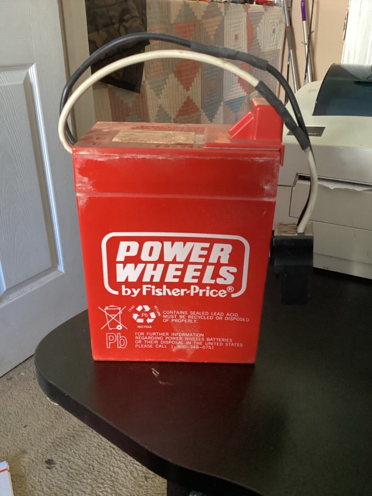 Jeep Wrangler Power Wheels Battery – 6V 9.5AH used