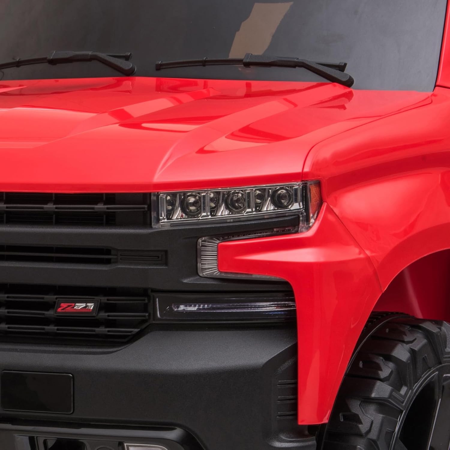 12V Kids Ride on Truck Licensed Chevrolet Silverado Electric Car Toy with Remote