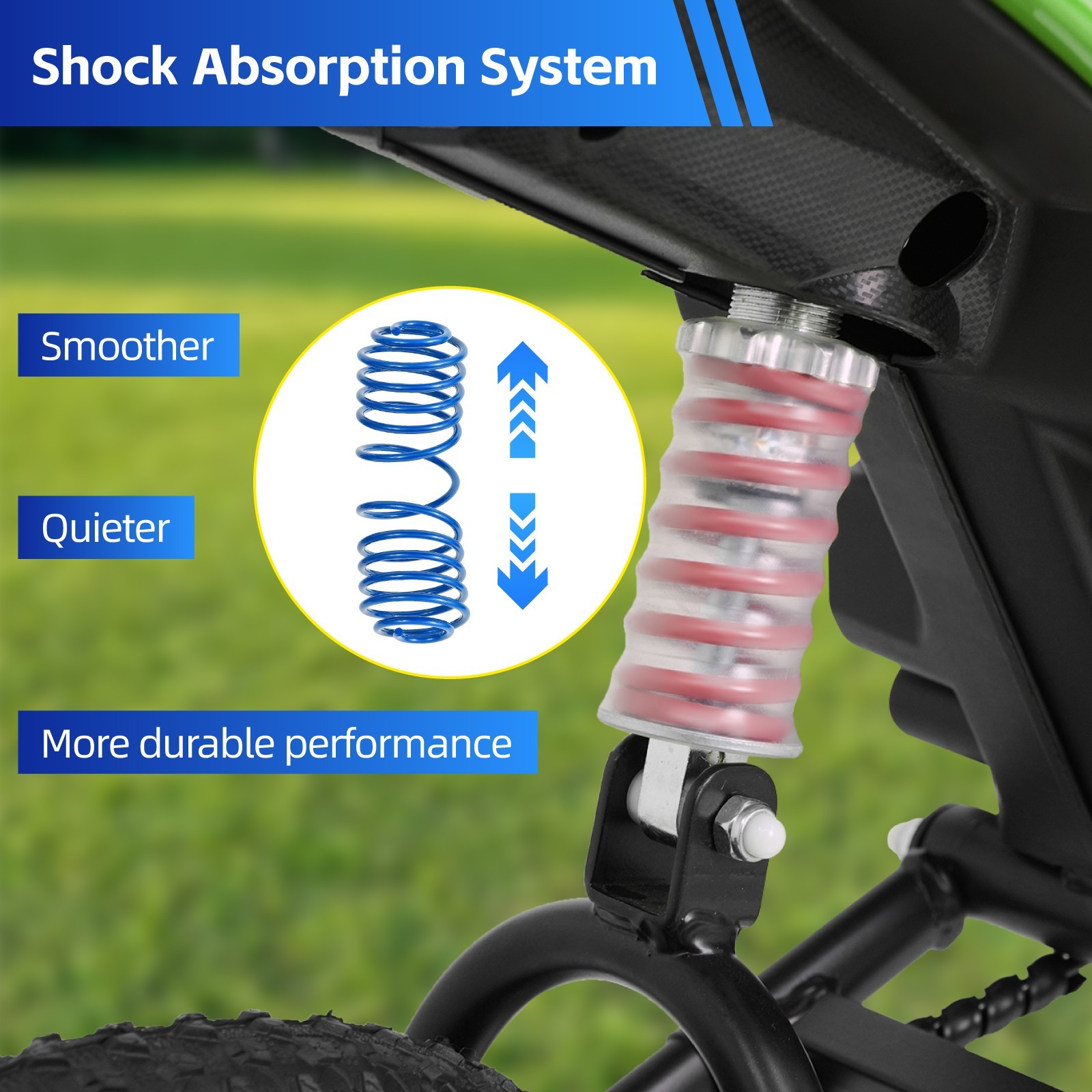 24V Kids Electric Dirt Bike Battery Motorcycle 12mph Pneumatic Tires+Drum Brakes