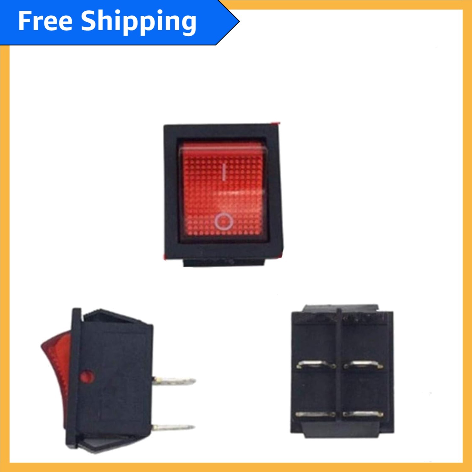 Universal Remote Control Toy Car Switch – 2 Pack Red Manual Power Switch