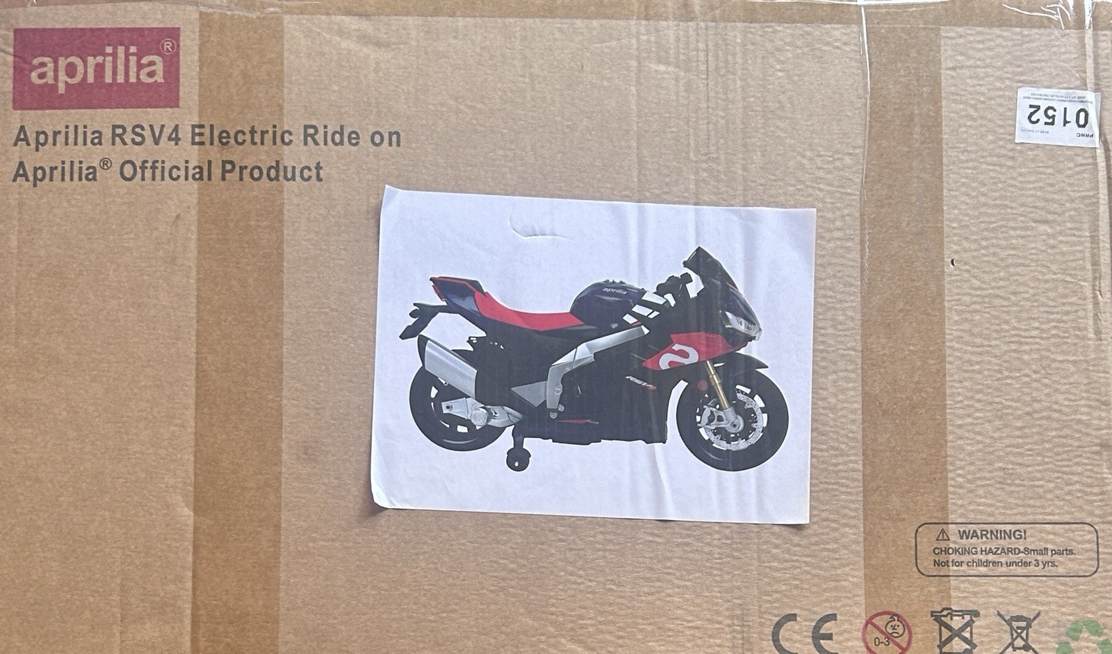 Aprilia Licensed Kids Electric Motorcycle Battery Power Dirt Bike Ride on Toy