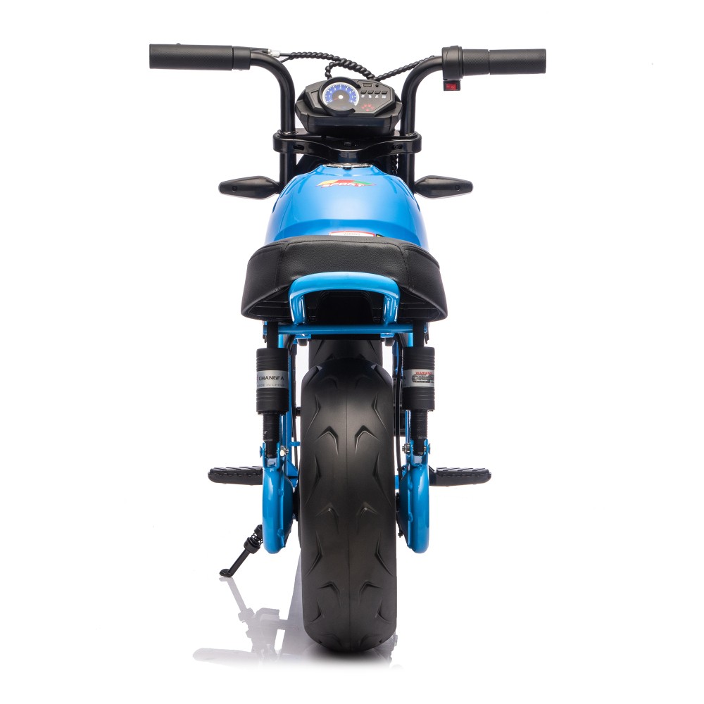 24V300W Kids XL Electric Toy Muscle Motorcycle 11.18MPH Dual Suspension