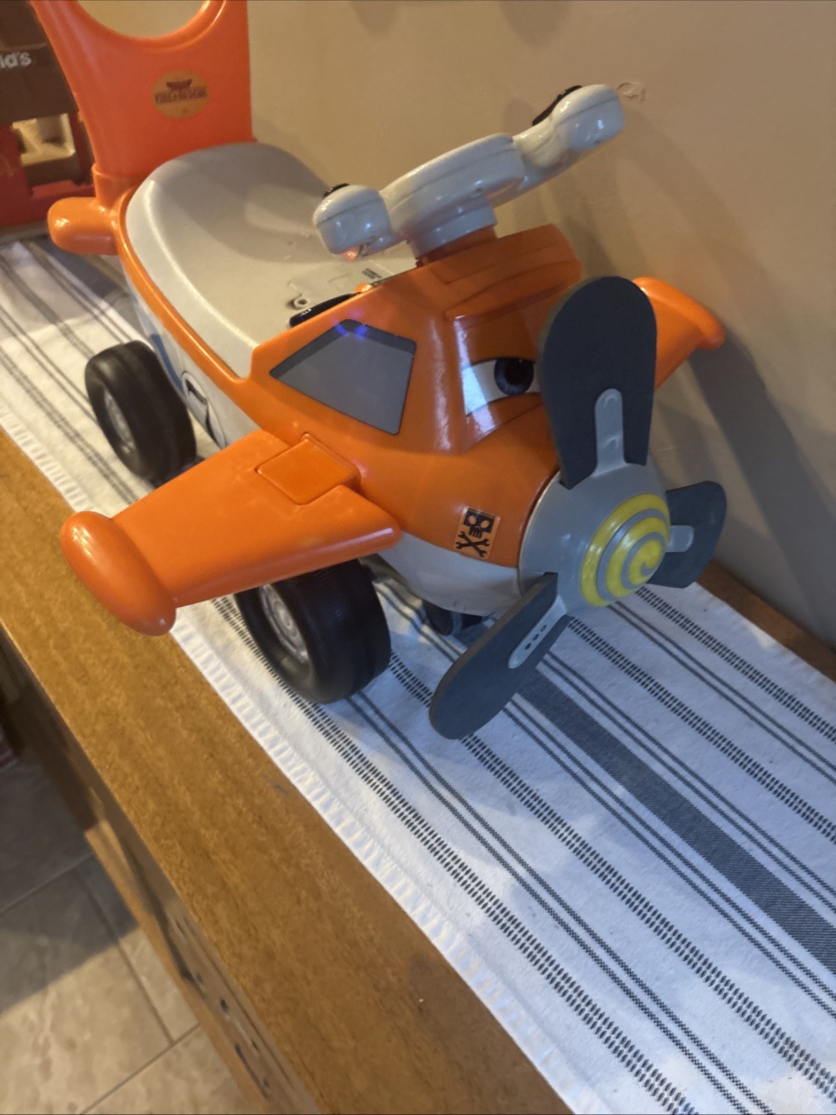 Kiddieland Disney Planes Fire & Rescue Ride On Toy Dusty Crophopper Toddler Wrks