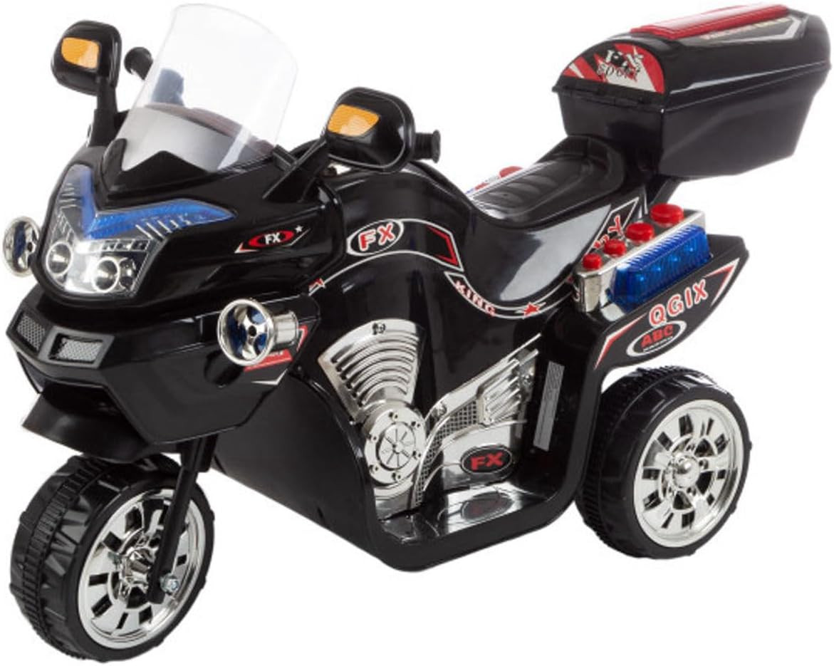 Electric Motorcycle for Kids – 3-Wheel Battery Powered Motorbike for Kids Ages 3