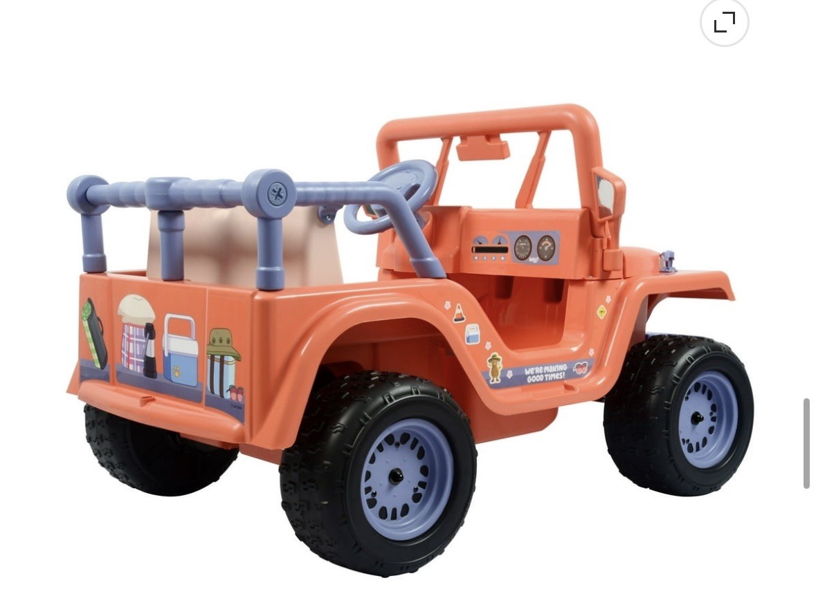 NEW Bluey 12V 4-Wheeler Ride-On, 12 Volt Battery Powered Car for Kids w/ Sounds