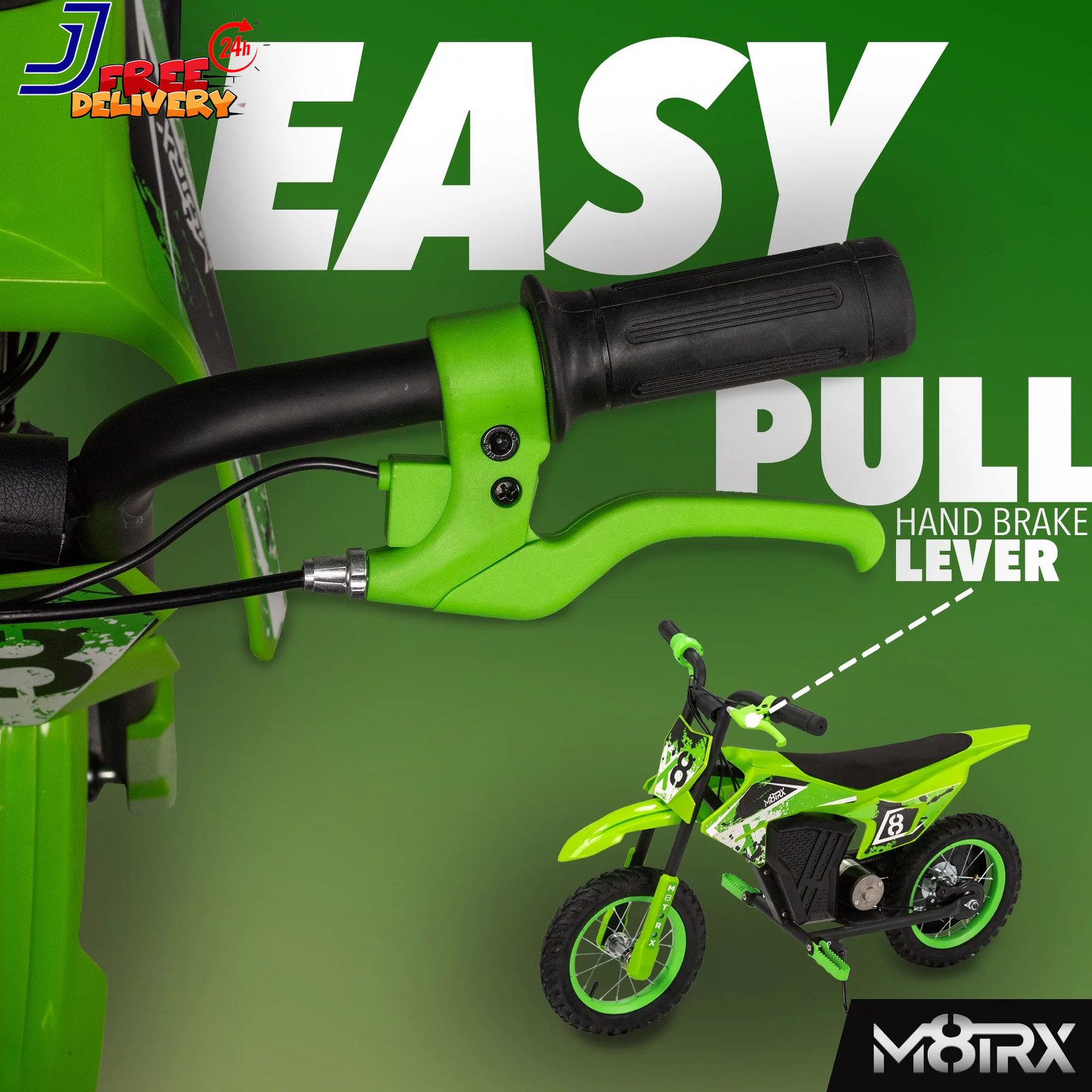 12V Mini Electric Child Dirt Bike Battery Powered Toy Motorcycle Kids Ride On